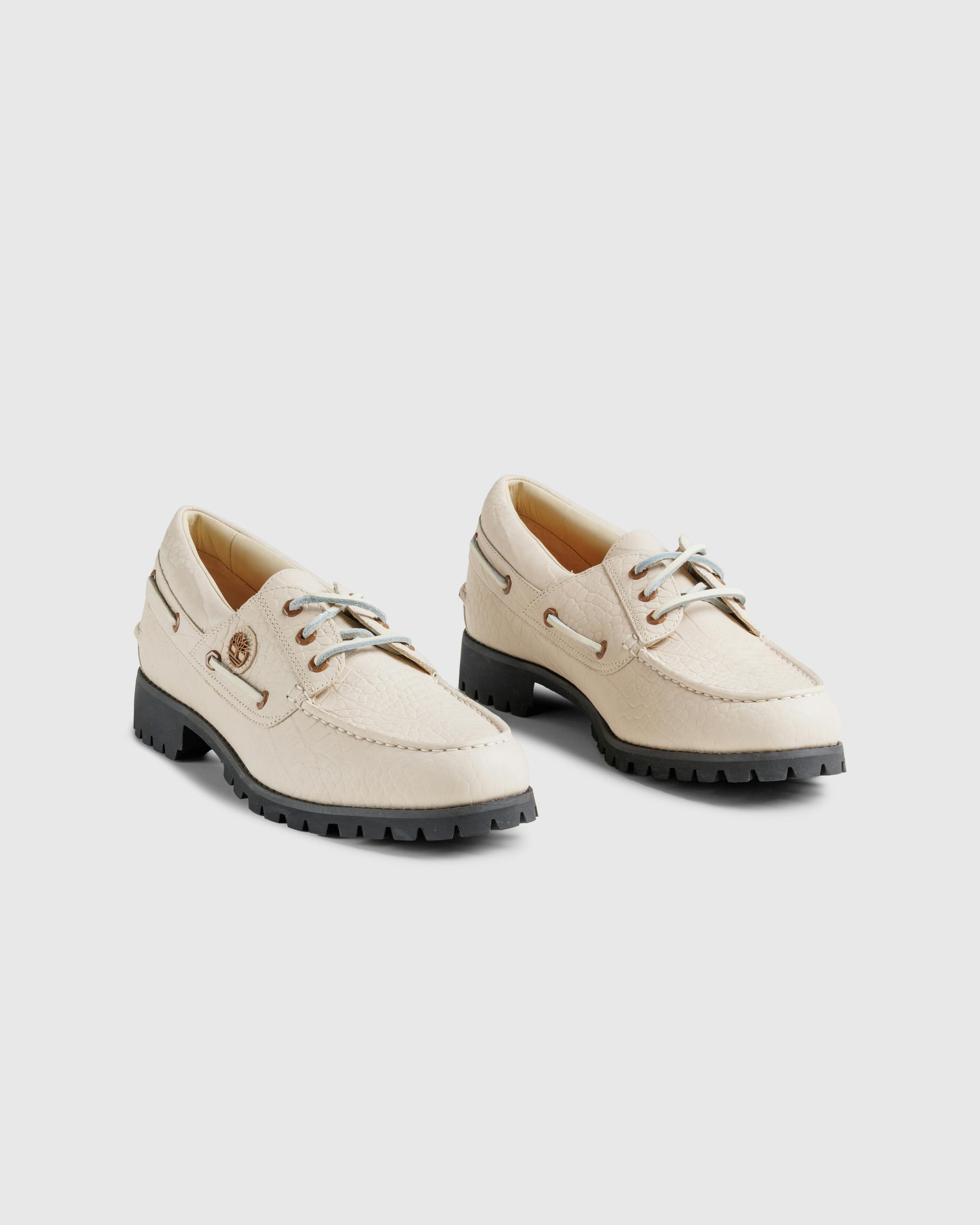 Timberland – Vibram Boat Shoe Light Beige Full Grain - Boat Shoes & Moccasins - Beige - Image 3