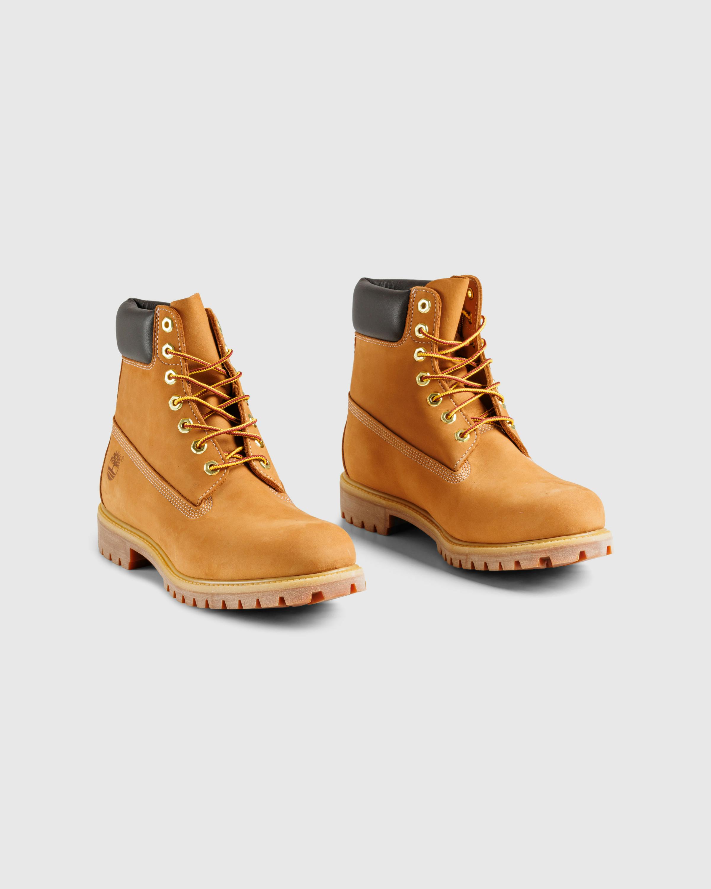 Timberland – Premium 6 Inch Lace Up Waterproof Boot Wheat - Laced Up Boots - Brown - Image 3