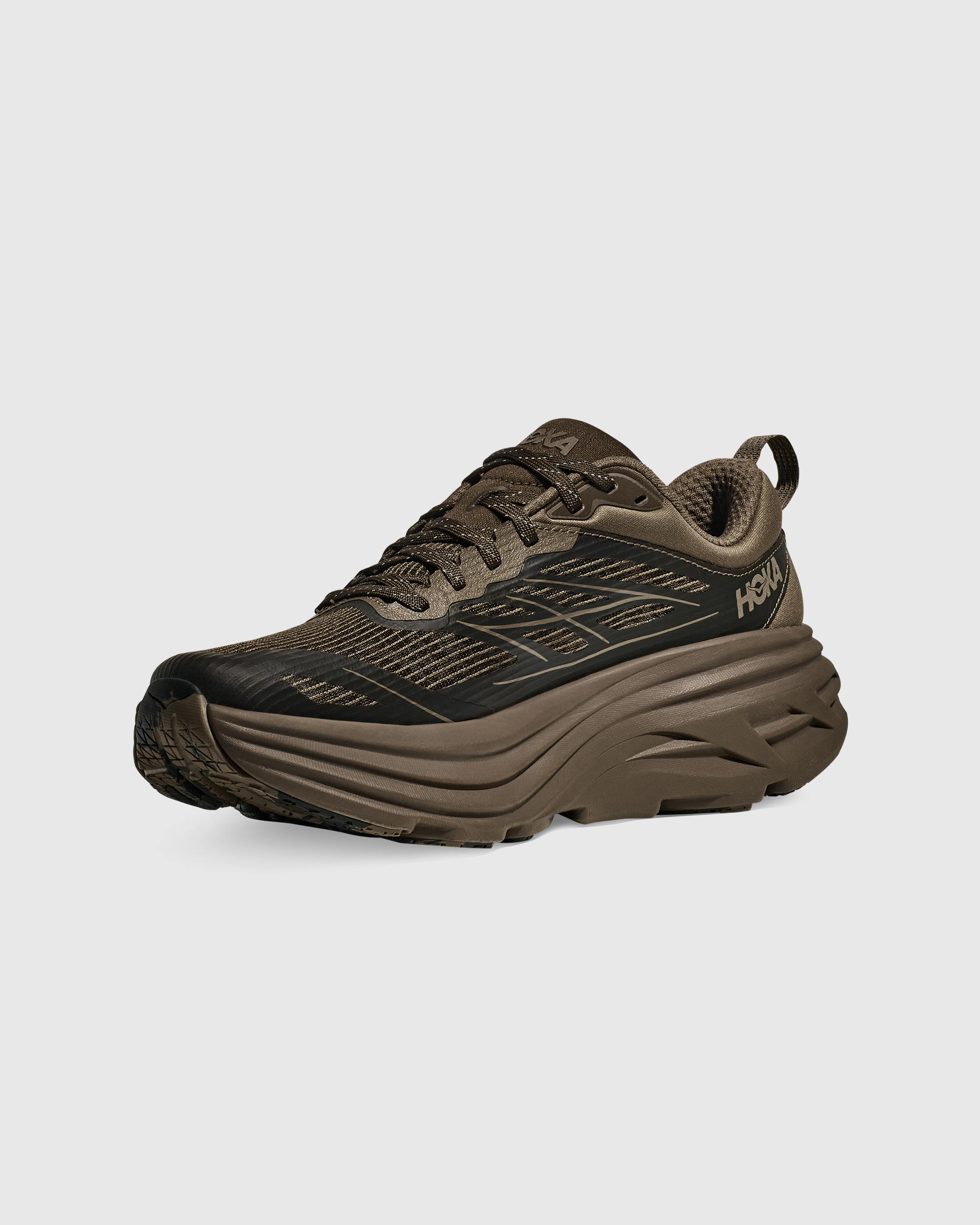 HOKA – U Bondi 8 TS Caged Umber/Deep Umber - Low Top Sneakers - Green - Image 5