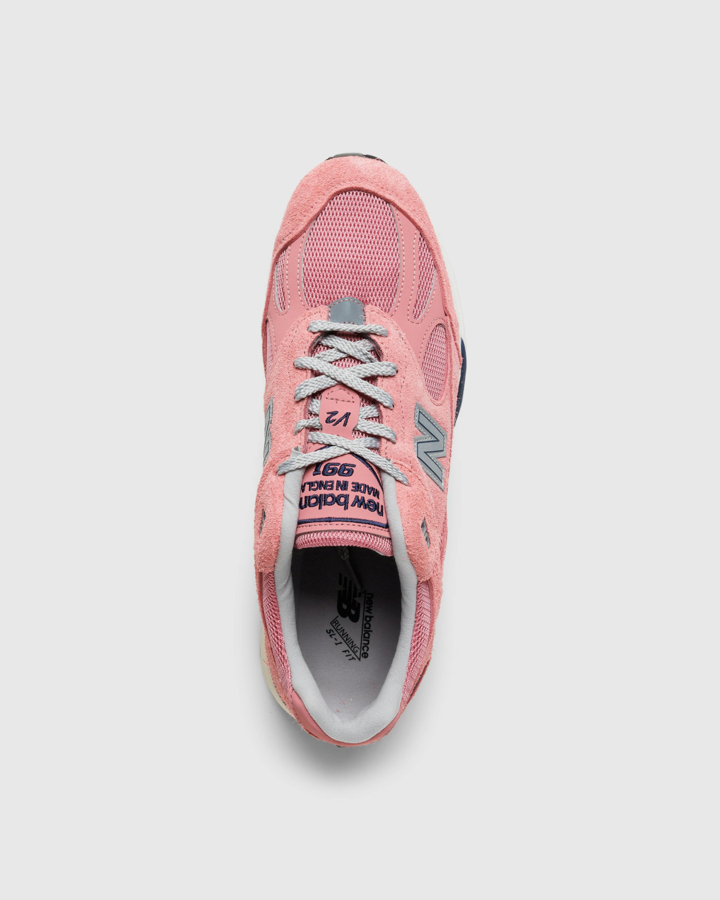 New Balance – Made in UK 991v2 Pink - Low Top Sneakers - Pink - Image 5