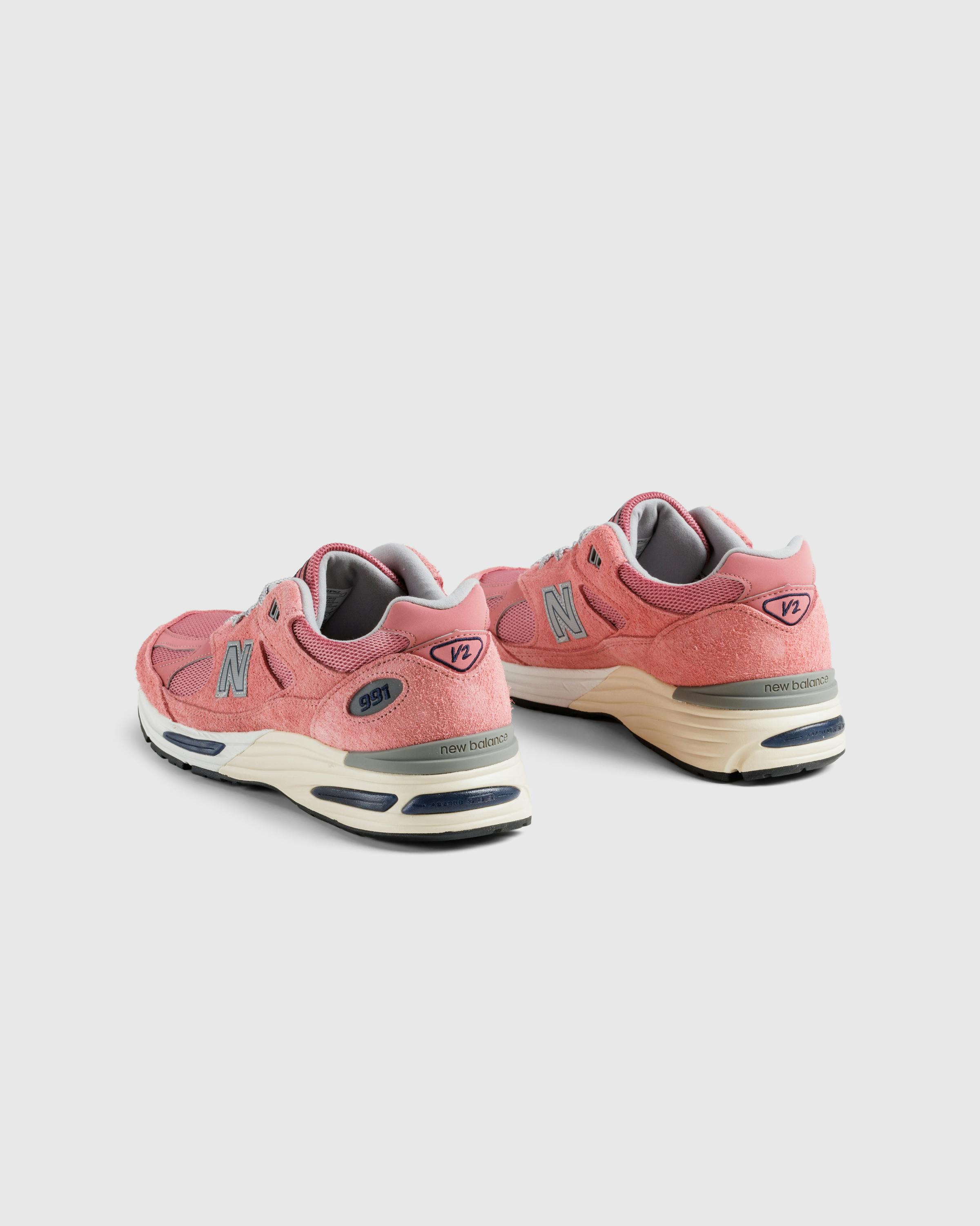 New Balance – Made in UK 991v2 Pink - Low Top Sneakers - Pink - Image 4