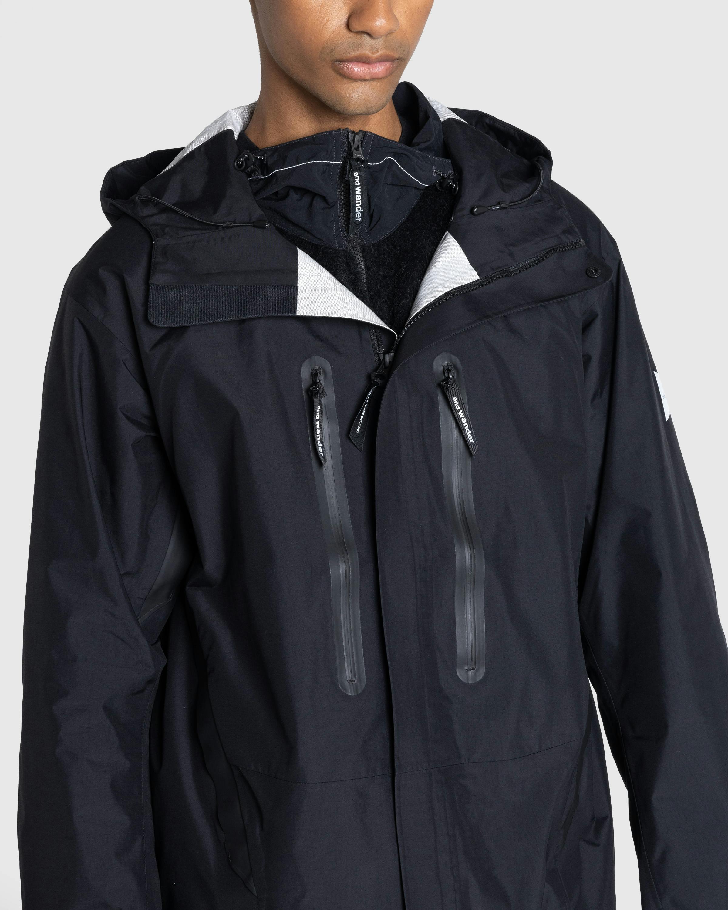 And Wander – 2.5L Hiker Rain Jacket Black - Windbreakers - Black - Image 5