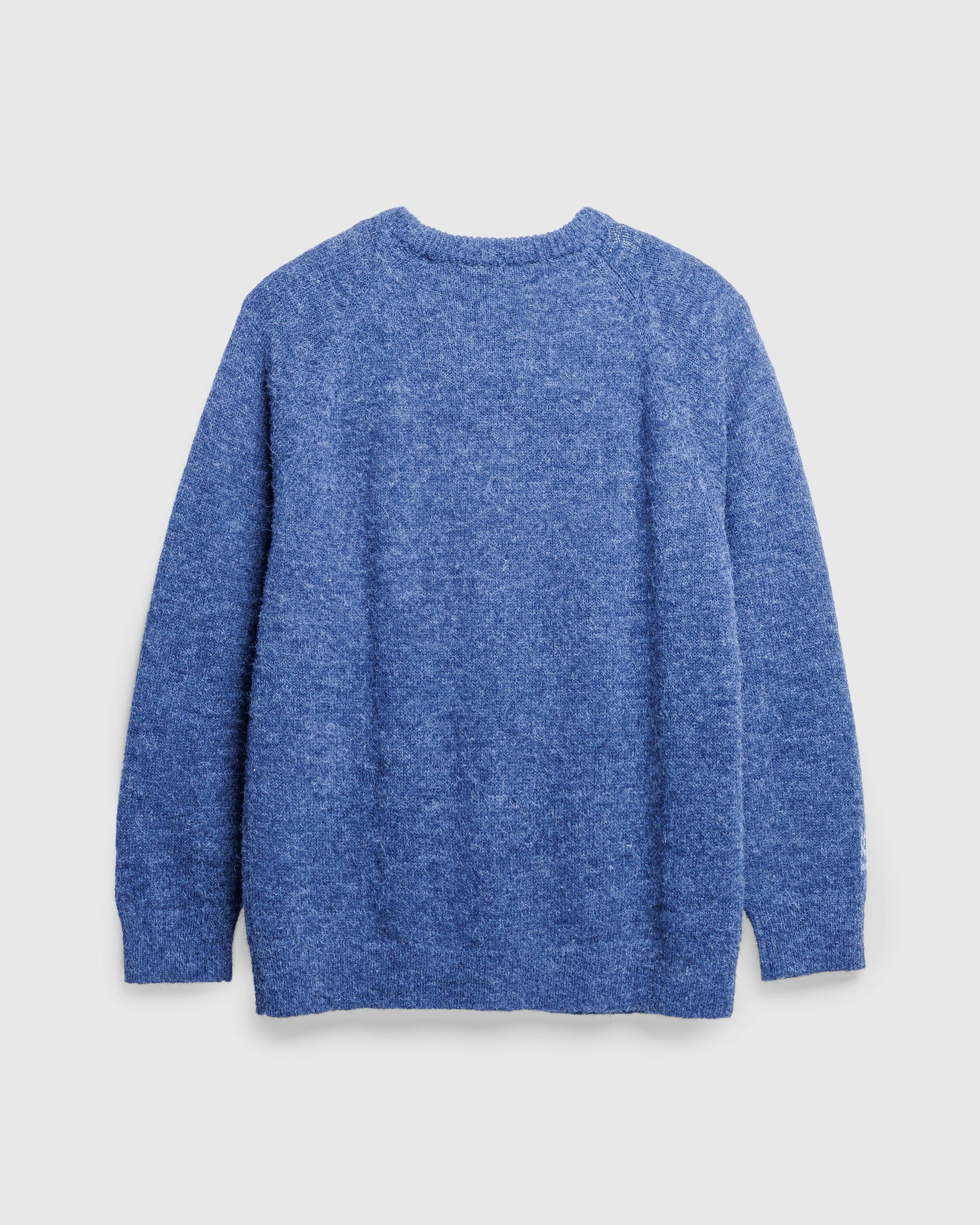 Highsnobiety x Keinemusik – Knitted Sweater - Crewnecks - Dark Blue - Image 4