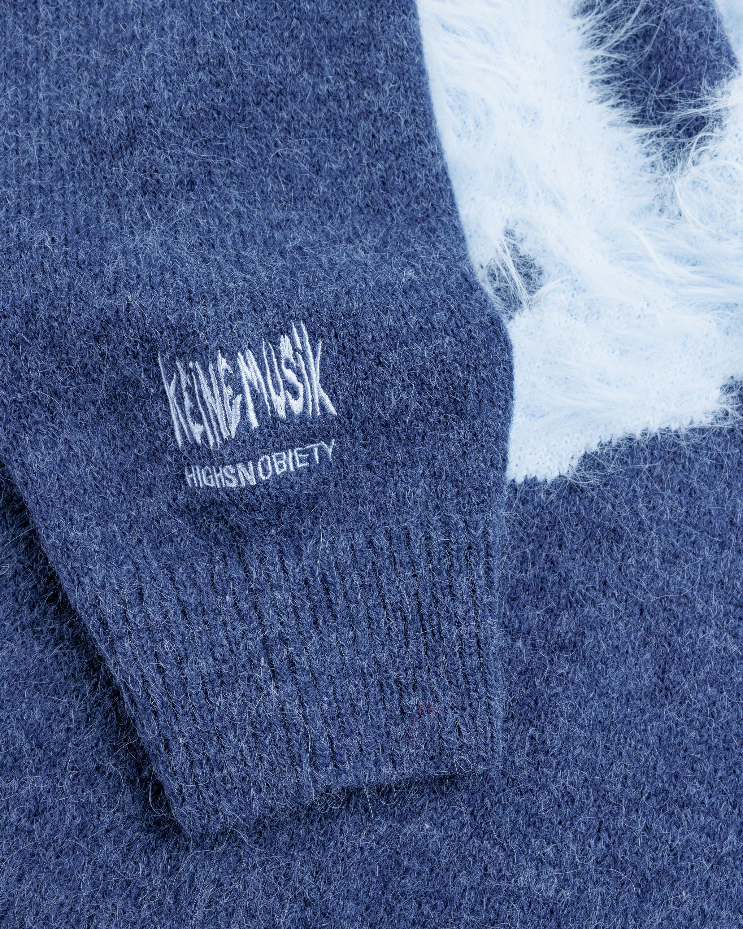 Highsnobiety x Keinemusik – Knitted Sweater - Crewnecks - Dark Blue - Image 8