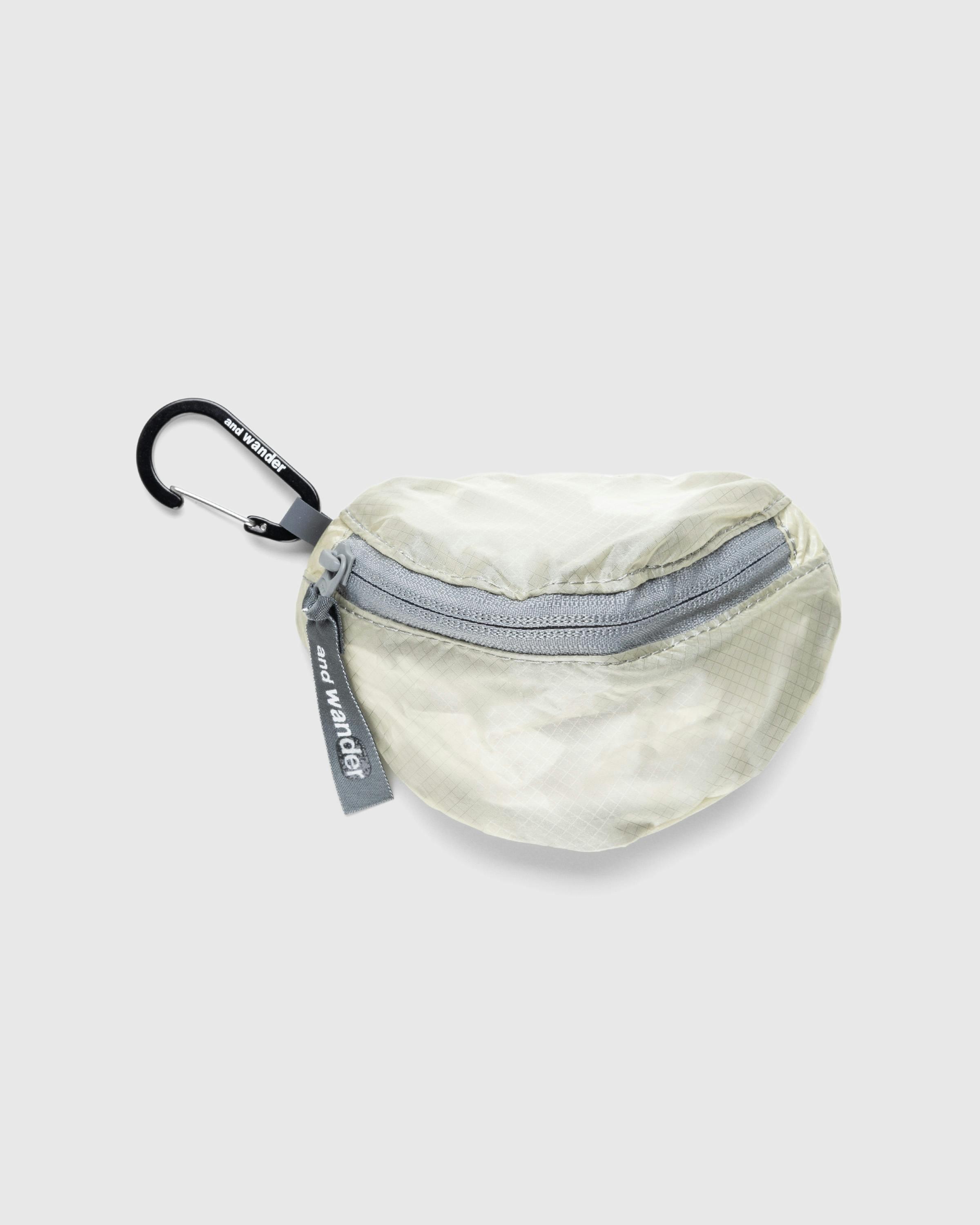 And Wander – Sil Mini Pouch Off White - Pouches - White - Image 1