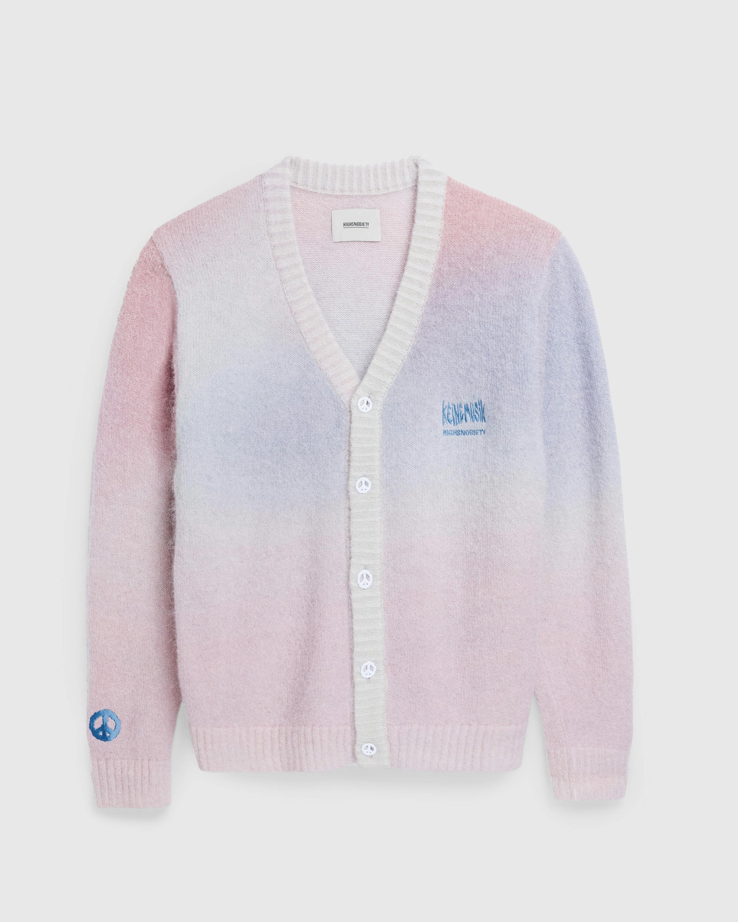 Highsnobiety x Keinemusik – Gradient Knit Cardigan - Cardigans - Multi - Image 1