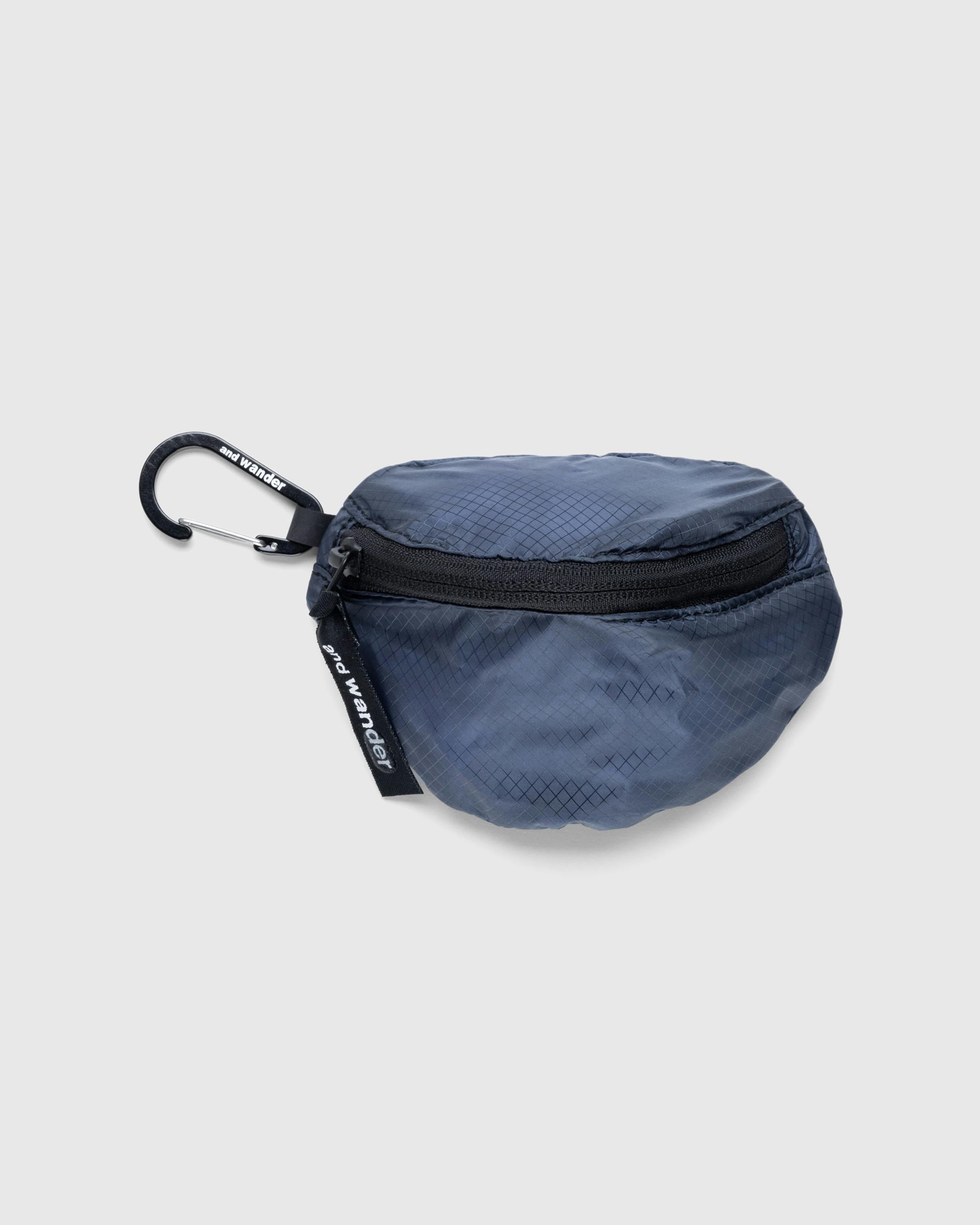 And Wander – Sil Mini Pouch Blue - Pouches - Blue - Image 1