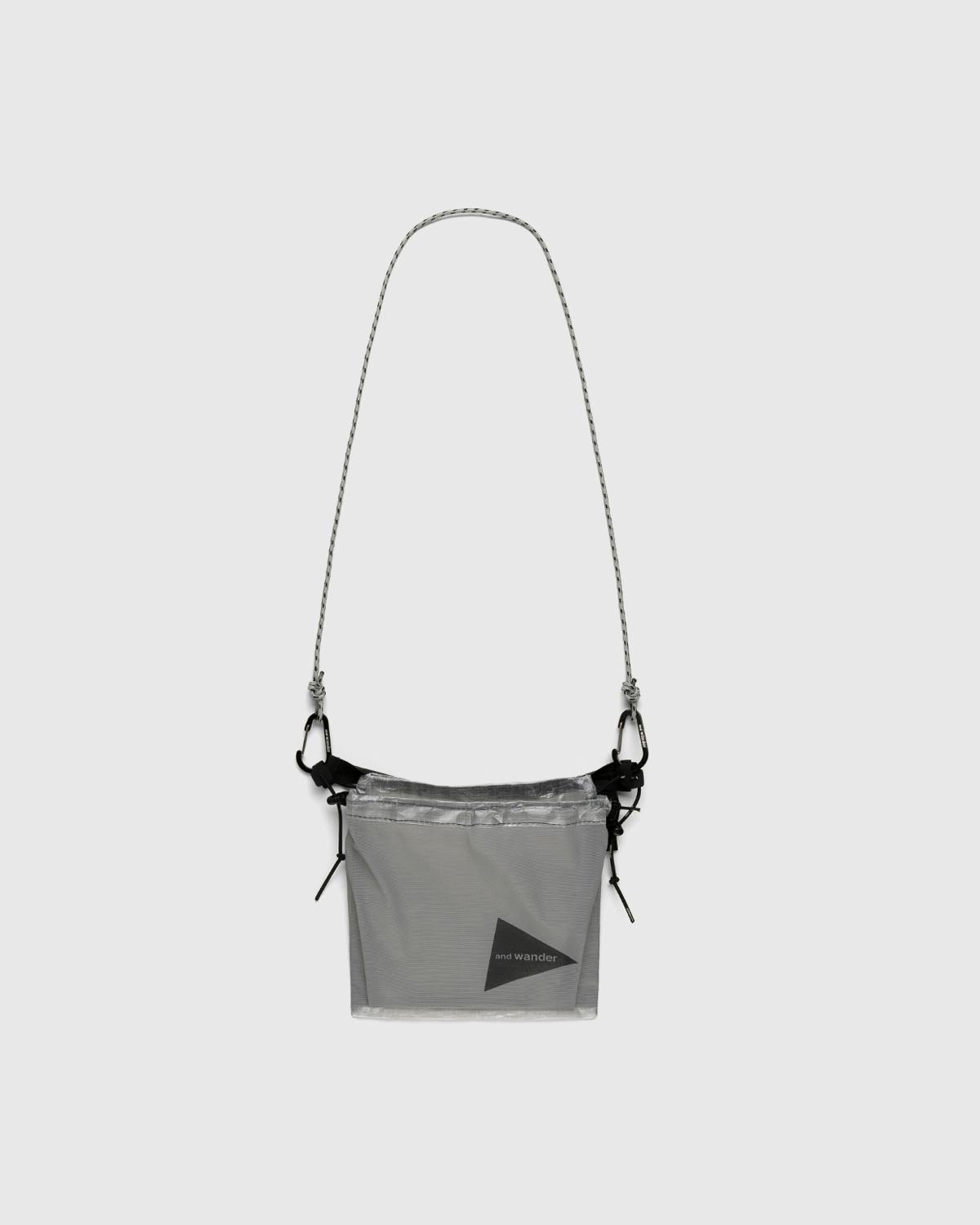 And Wander – Dyneema Sacoche Charcoal - Shoulder Bags - Black - Image 1