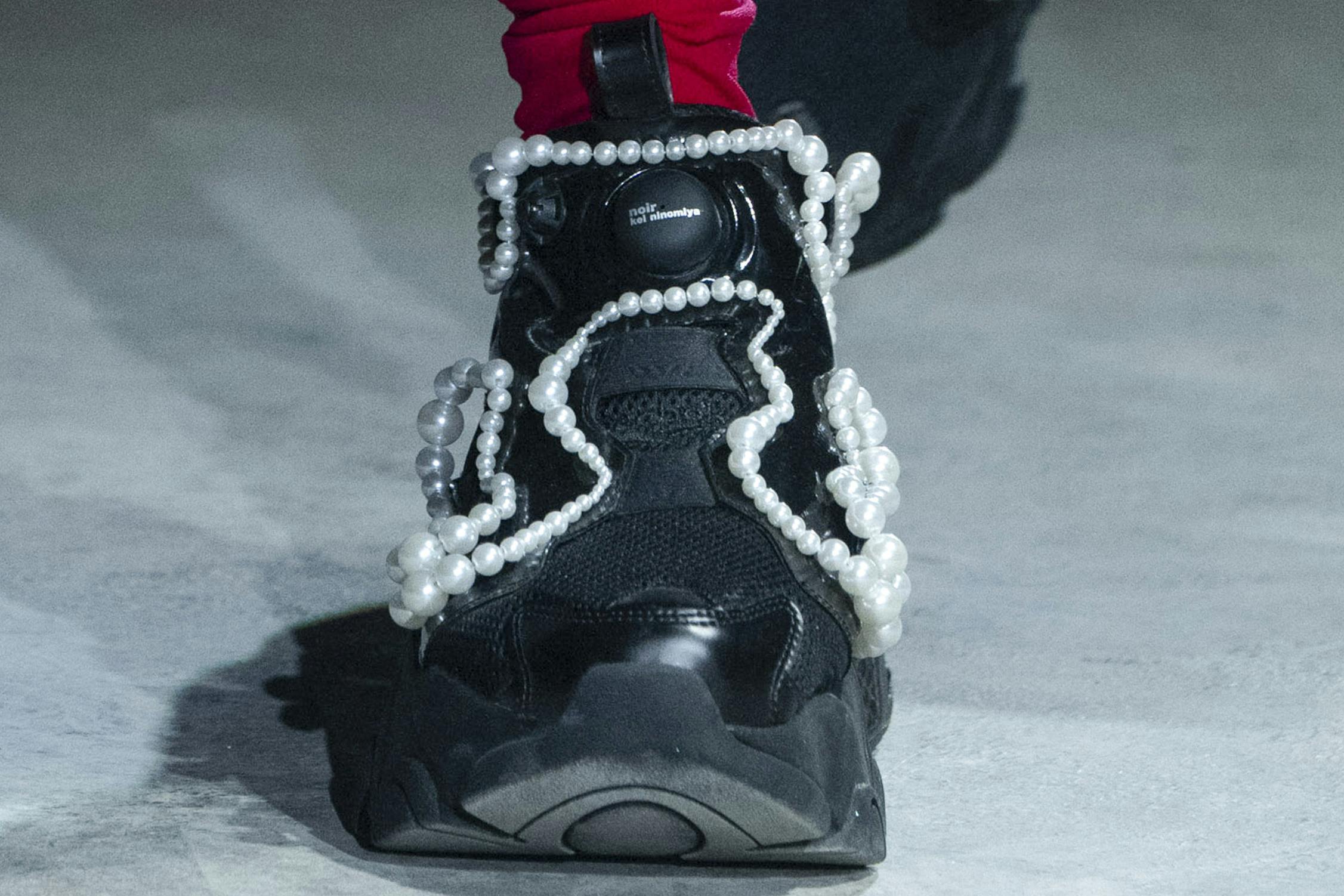 noir kei ninomiya s SS25 Reebok Instapumps Are Pearl fection