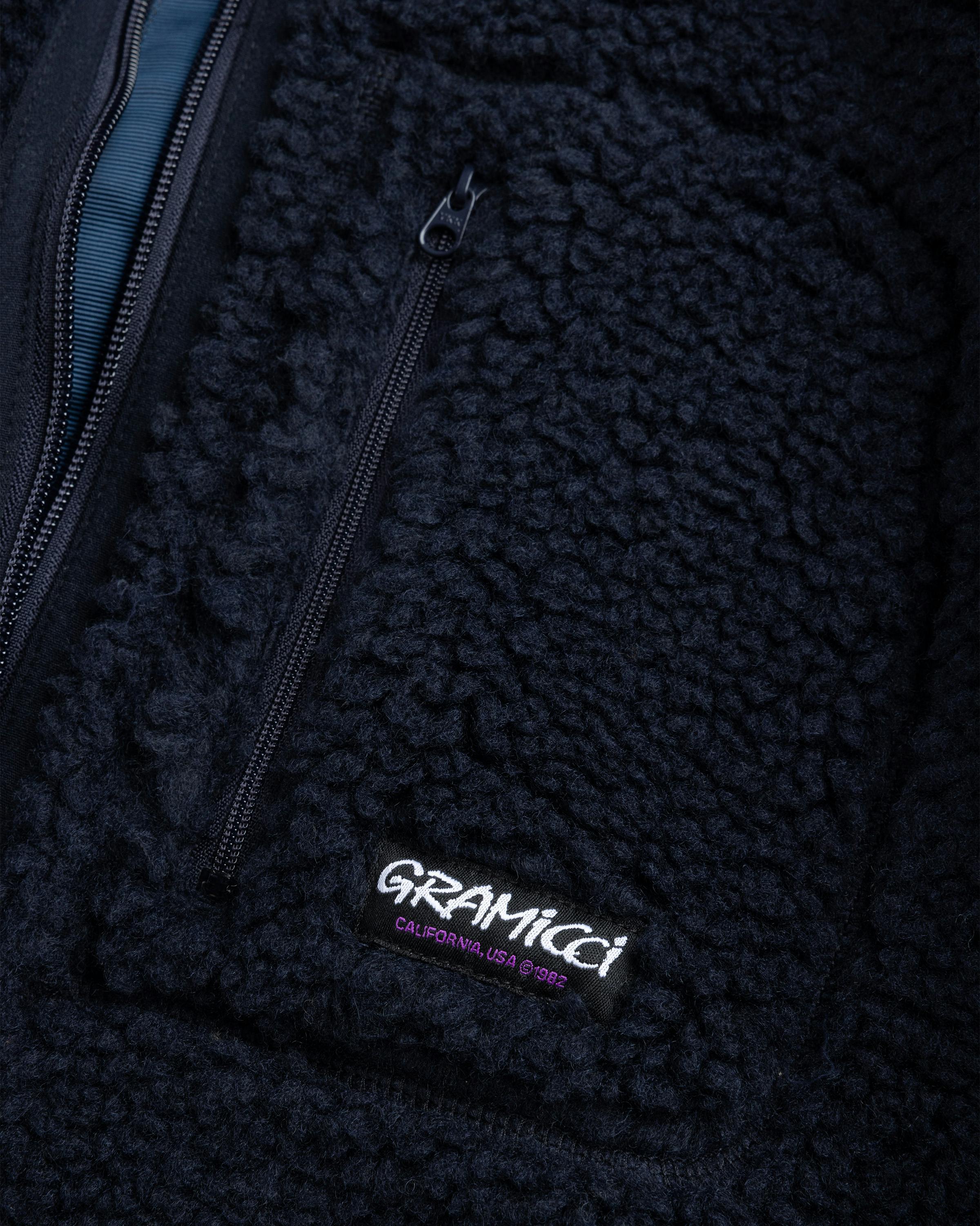 Gramicci – Sherpa Jacket Navy - Fleece Jackets - Blue - Image 7