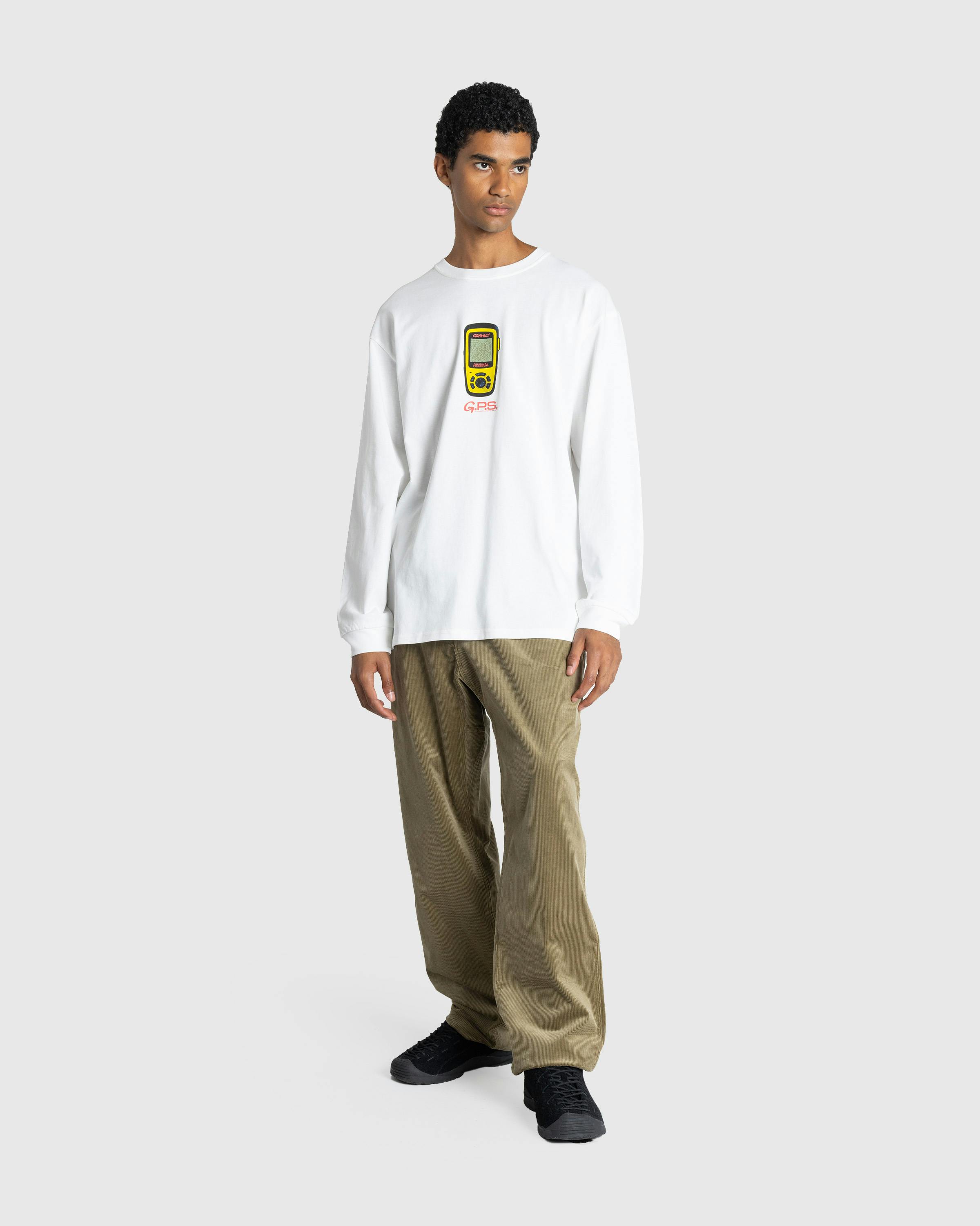 Gramicci – GPS L/S Tee White - Longsleeves - White - Image 3