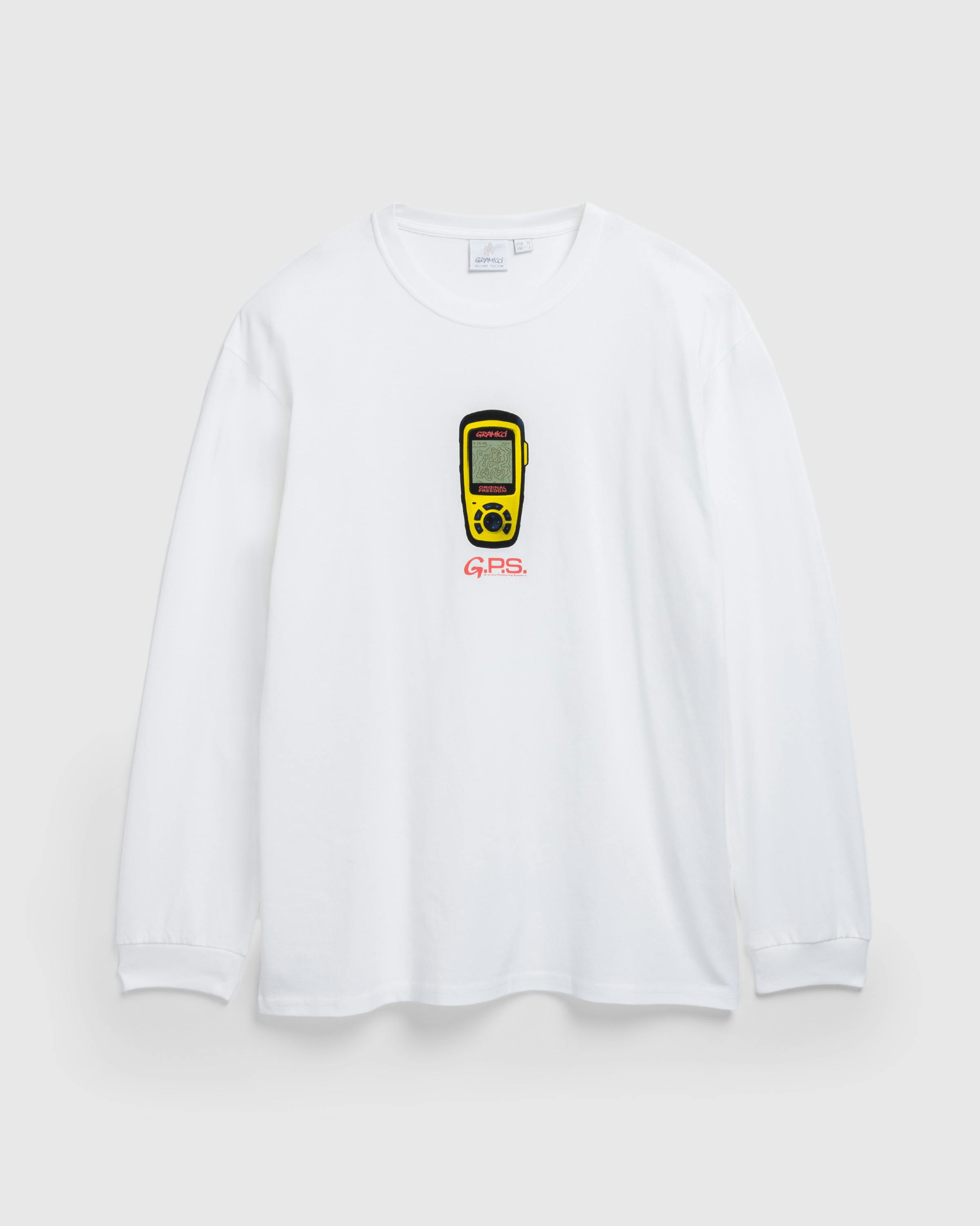 Gramicci – GPS L/S Tee White - Longsleeves - White - Image 1