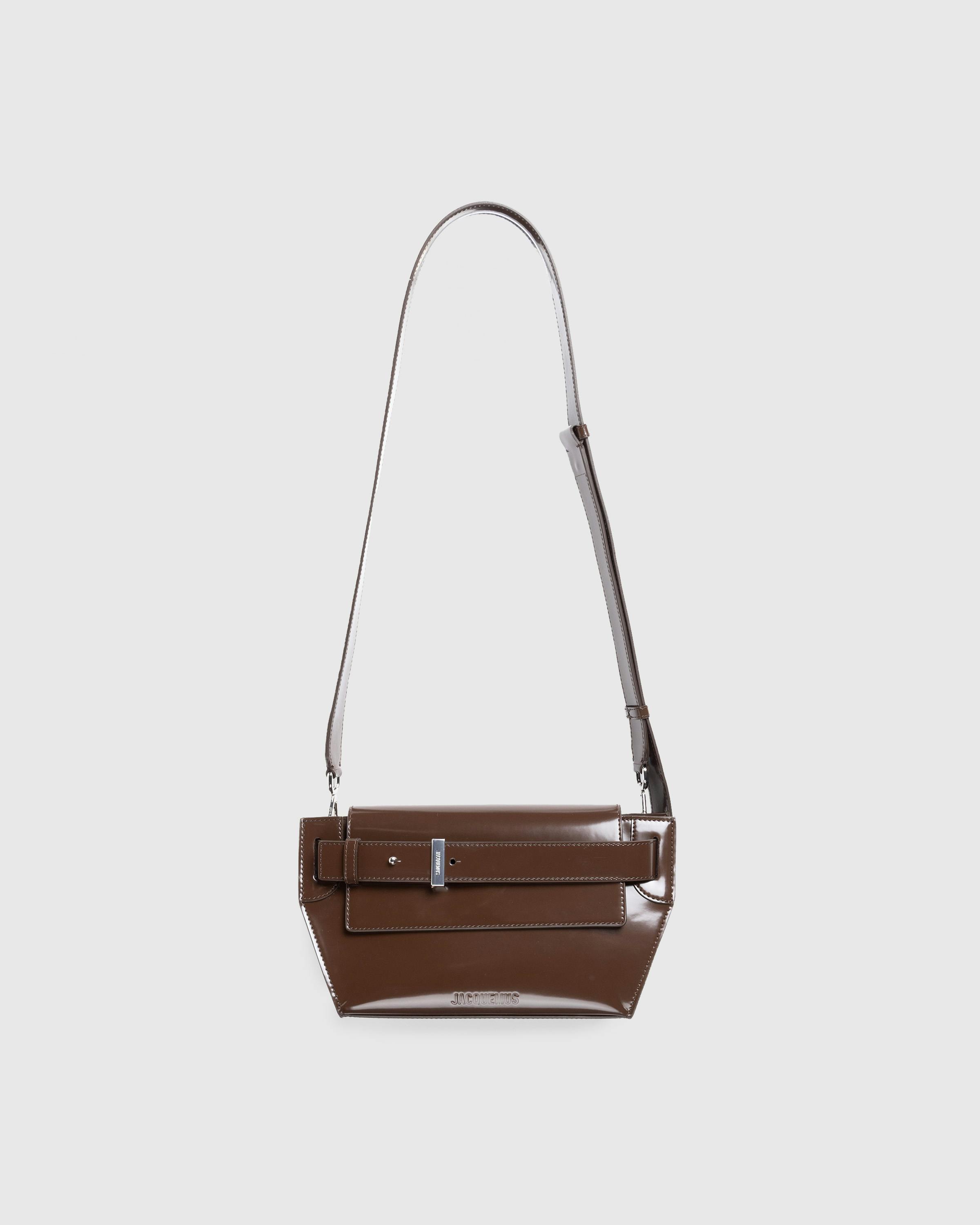 JACQUEMUS – Le Messenger Capri Midnight Brown - Shoulder Bags - Brown - Image 1