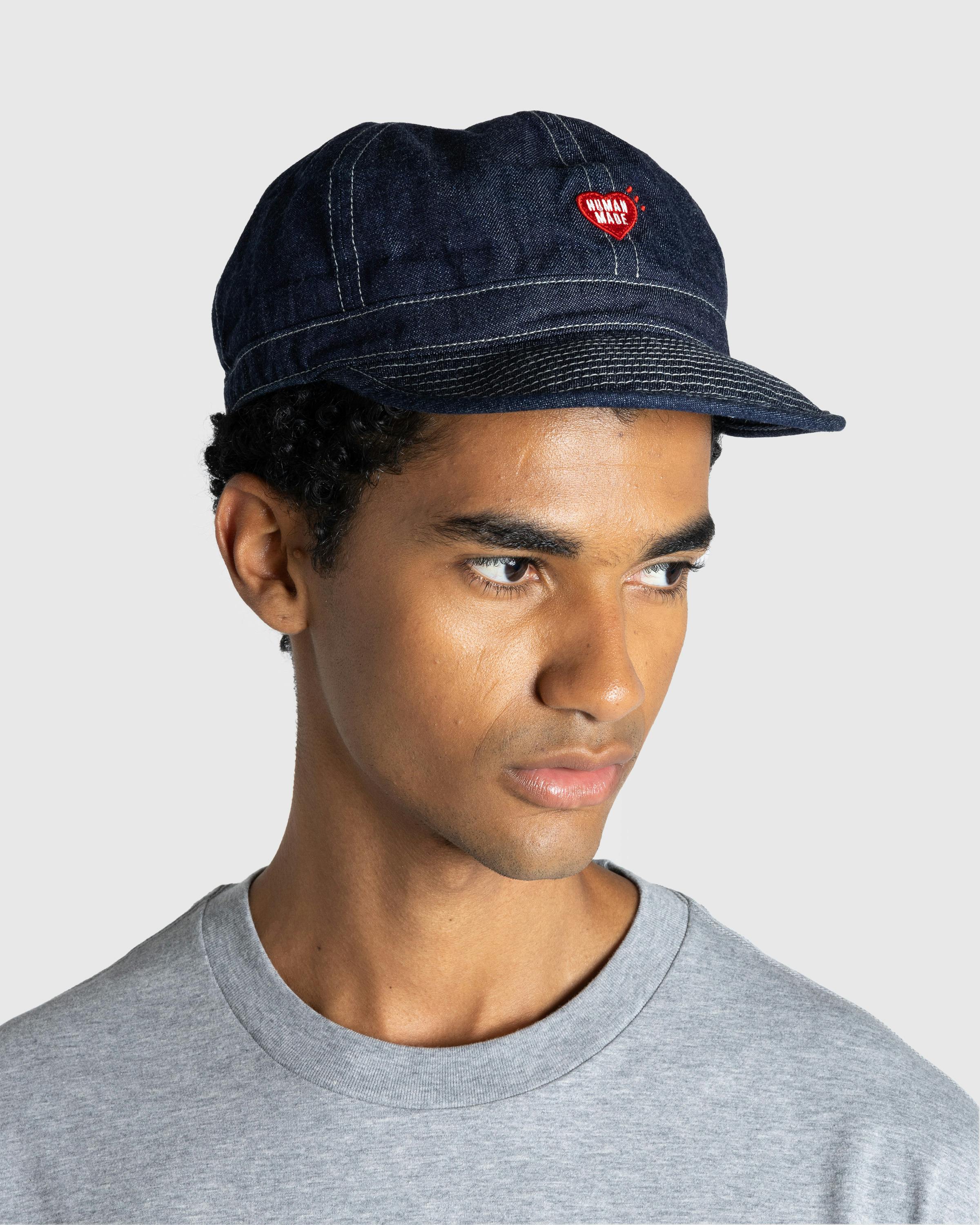 Human Made – Denim Work Cap Indigo - Caps - Blue - Image 2