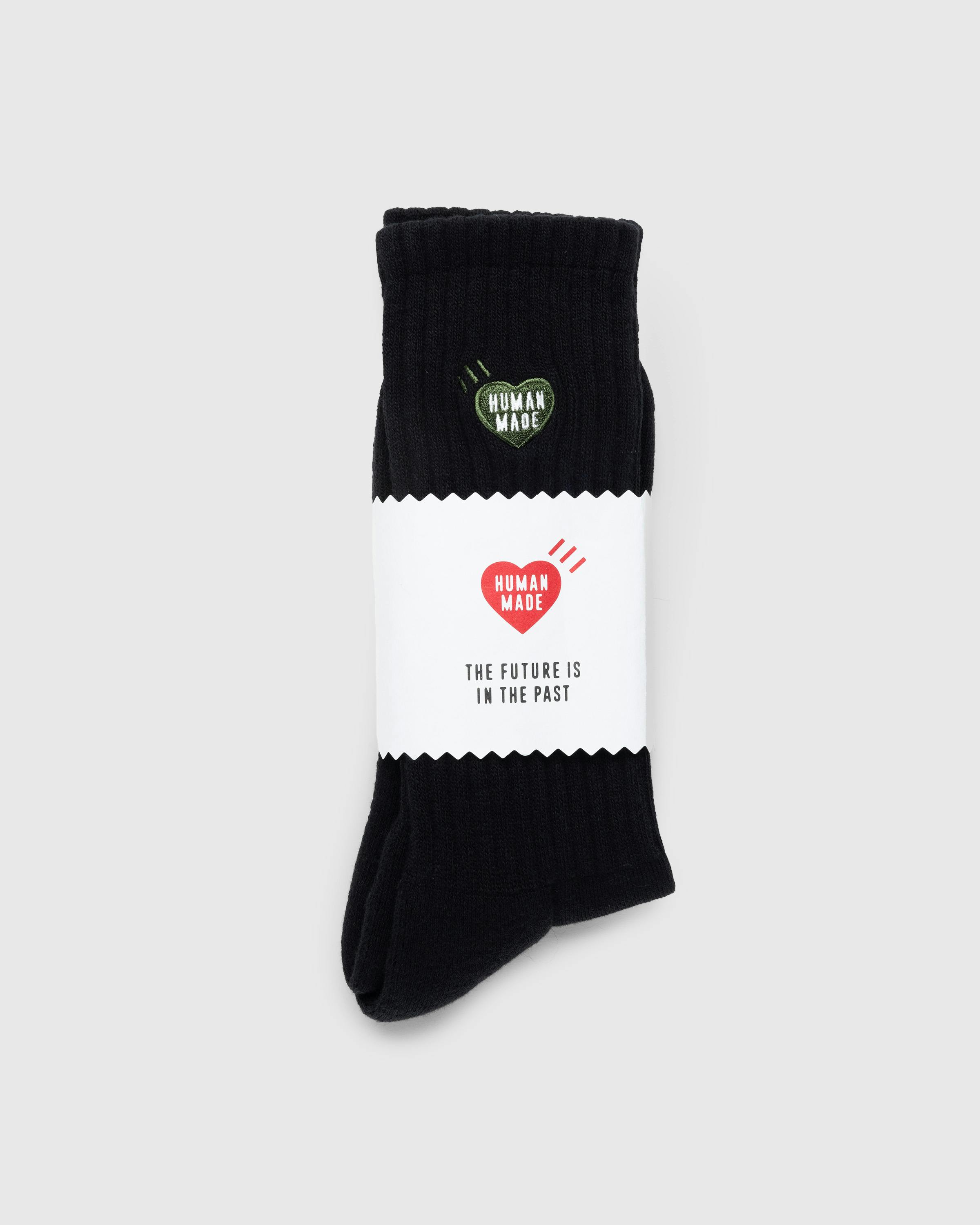 Human Made – Pile Socks Black - Crew - Black - Image 3