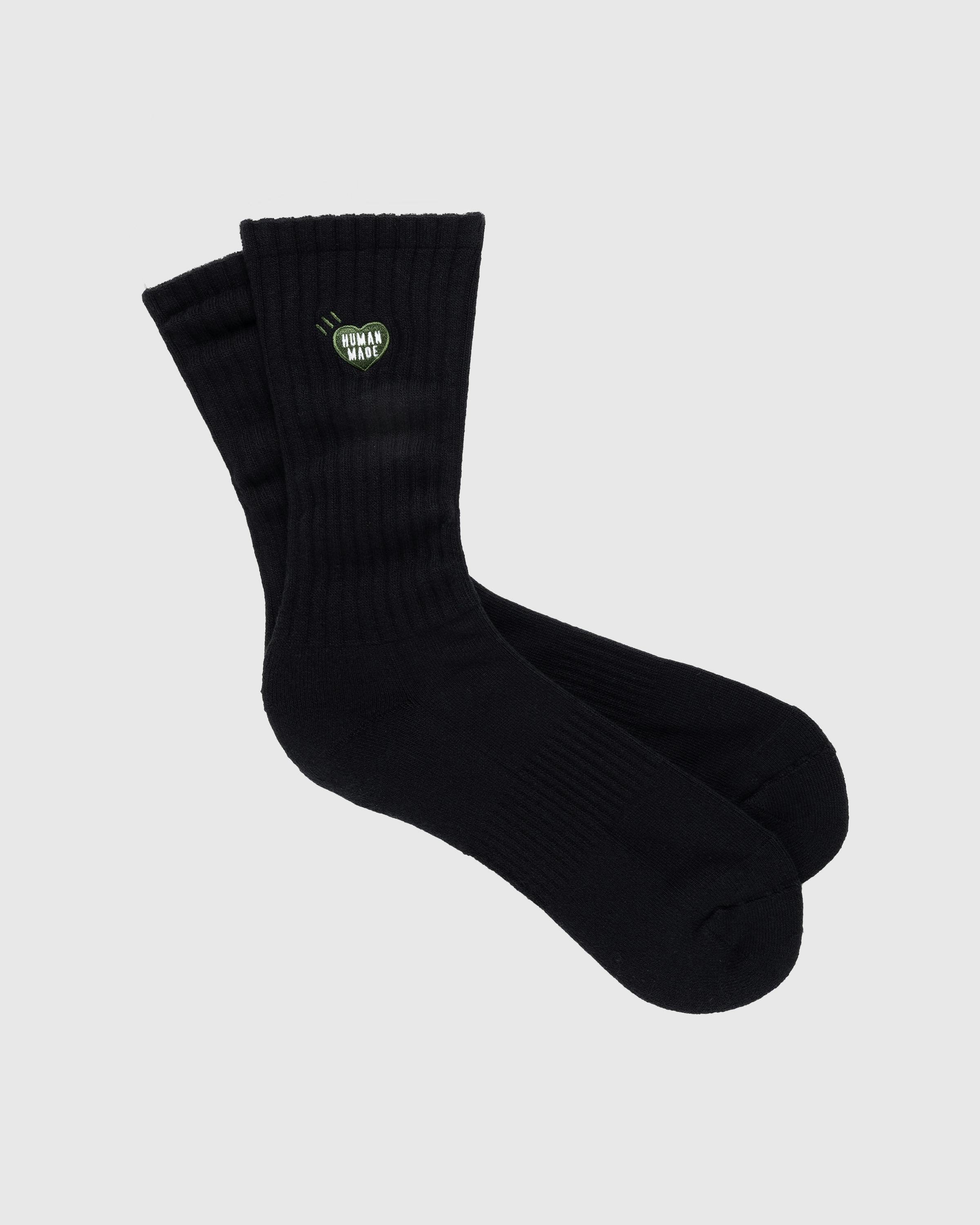 Human Made – Pile Socks Black - Crew - Black - Image 1