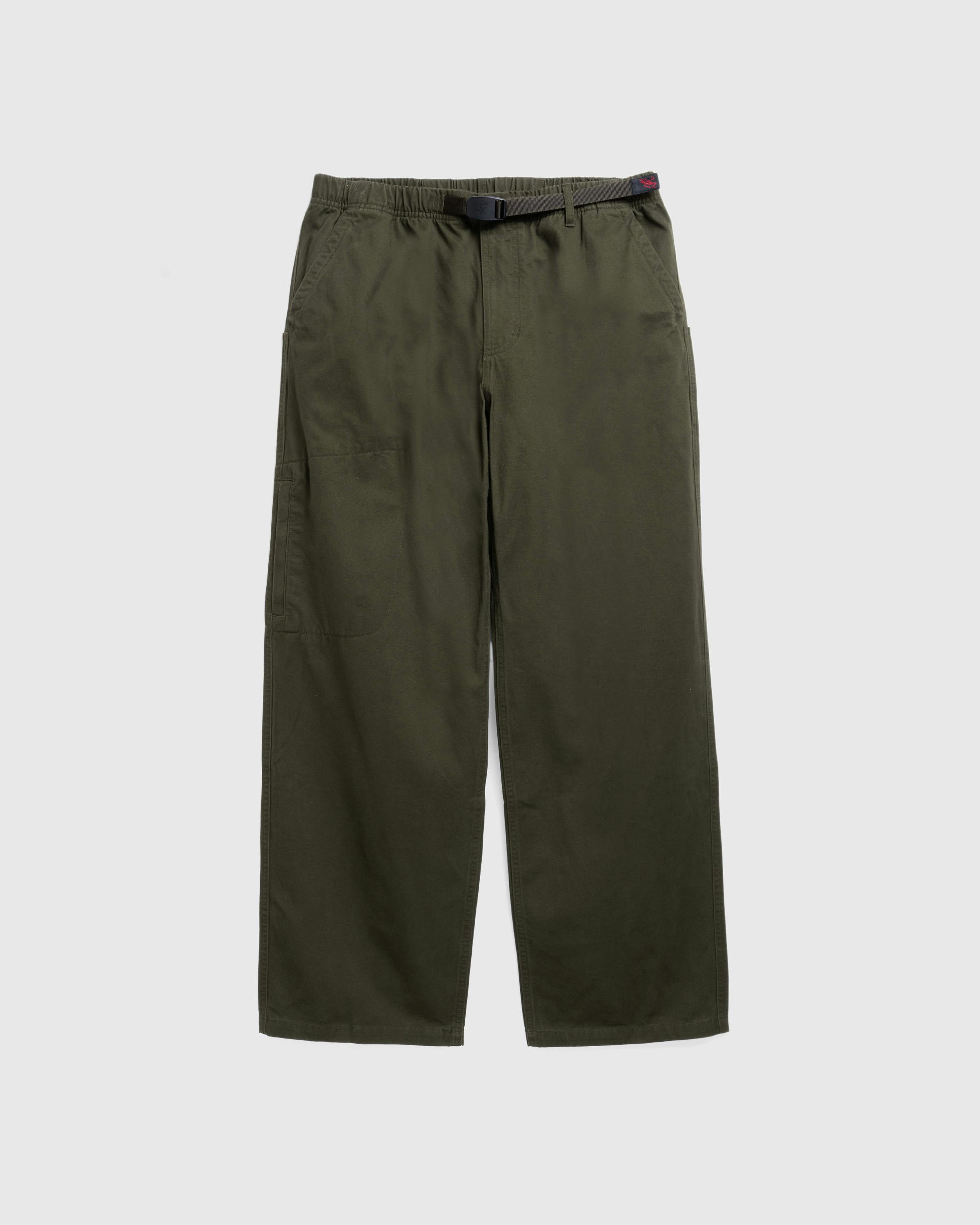 Gramicci – Winter Twill Ground Up Pant Dark Pine - Trousers - Green - Image 1