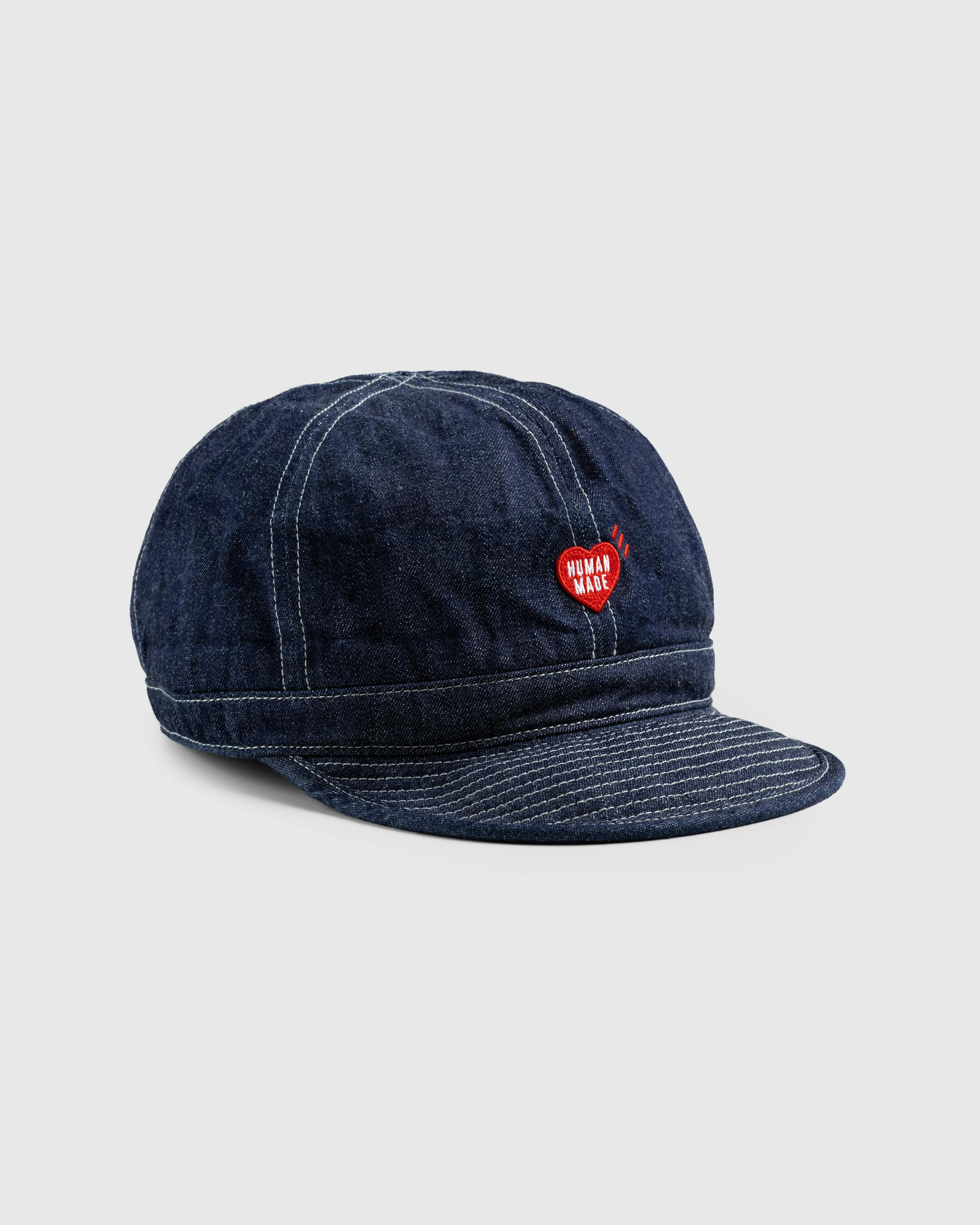 Human Made – Denim Work Cap Indigo - Caps - Blue - Image 1