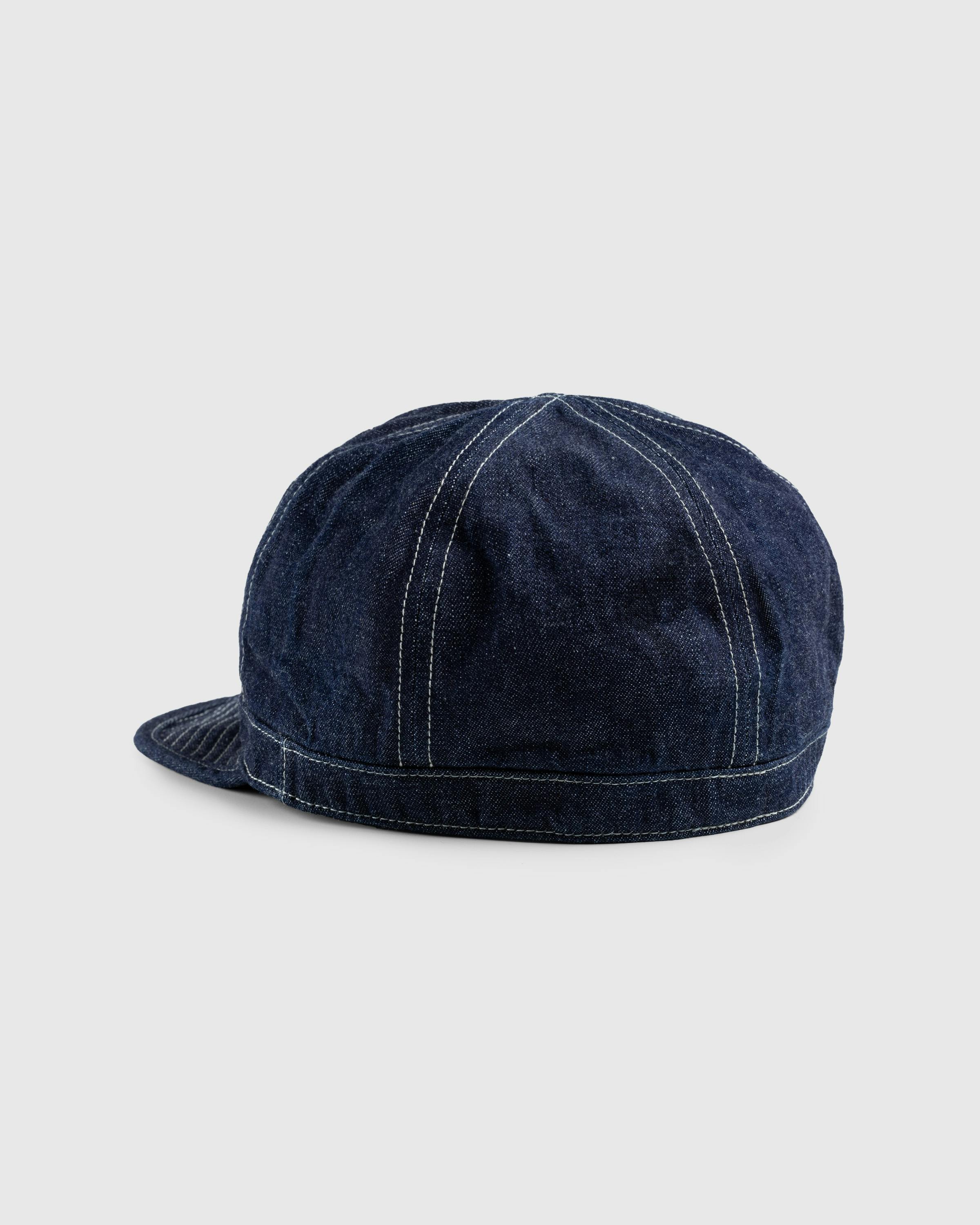 Human Made – Denim Work Cap Indigo - Caps - Blue - Image 6