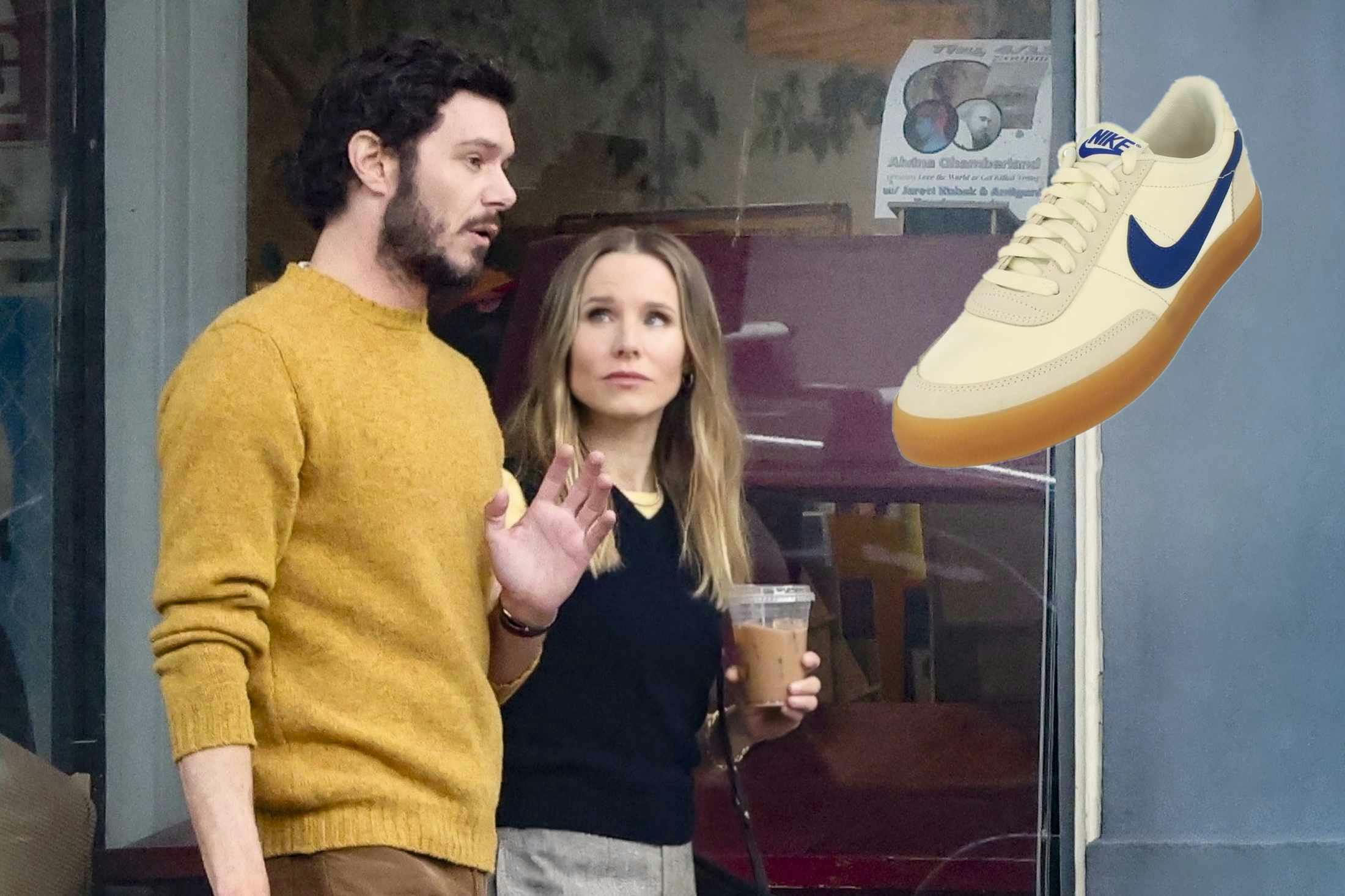 adam brody wears nike killshots