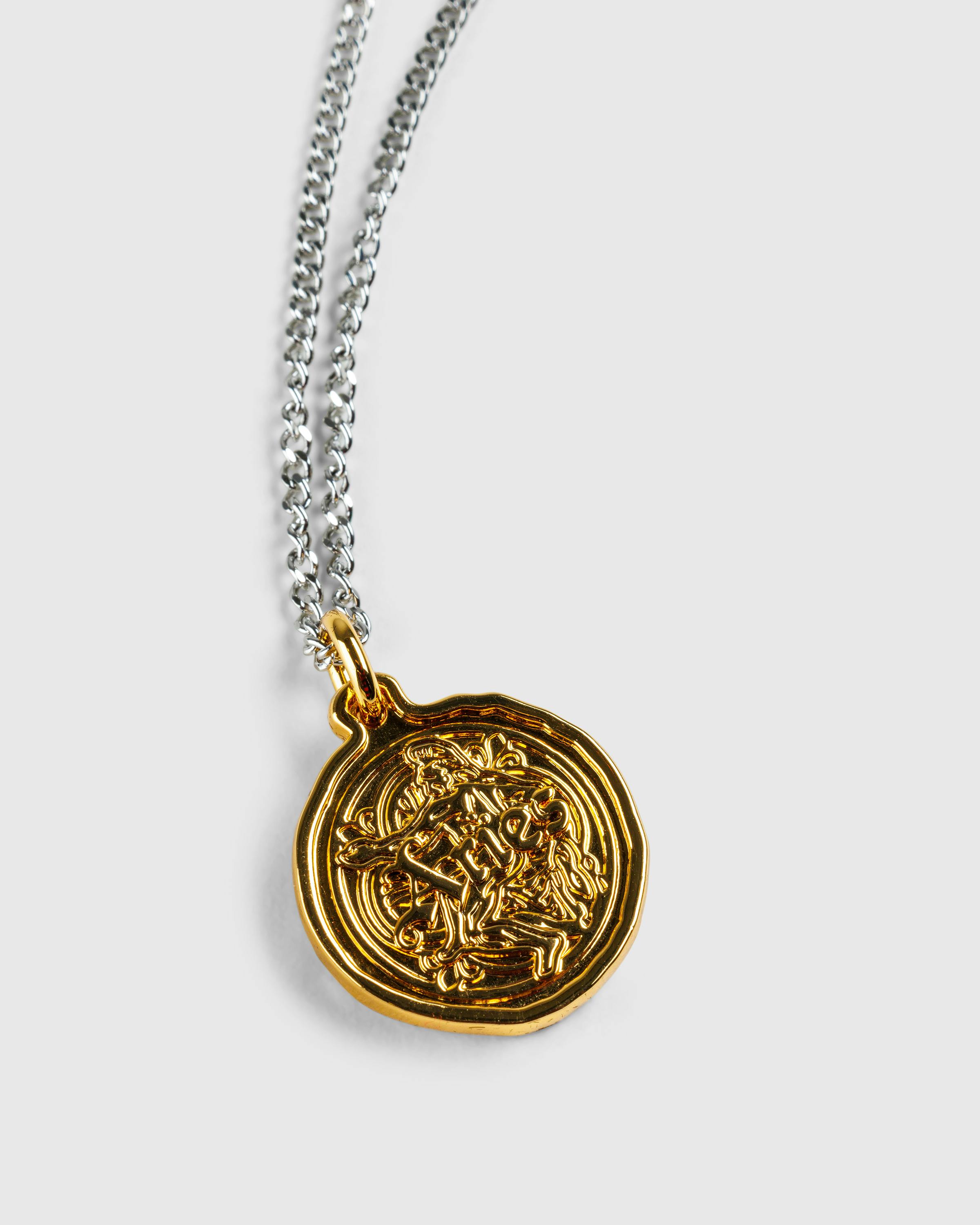 Aries x Arsenal – Logo Pendant Silver/Gold - Necklaces - Multi - Image 6