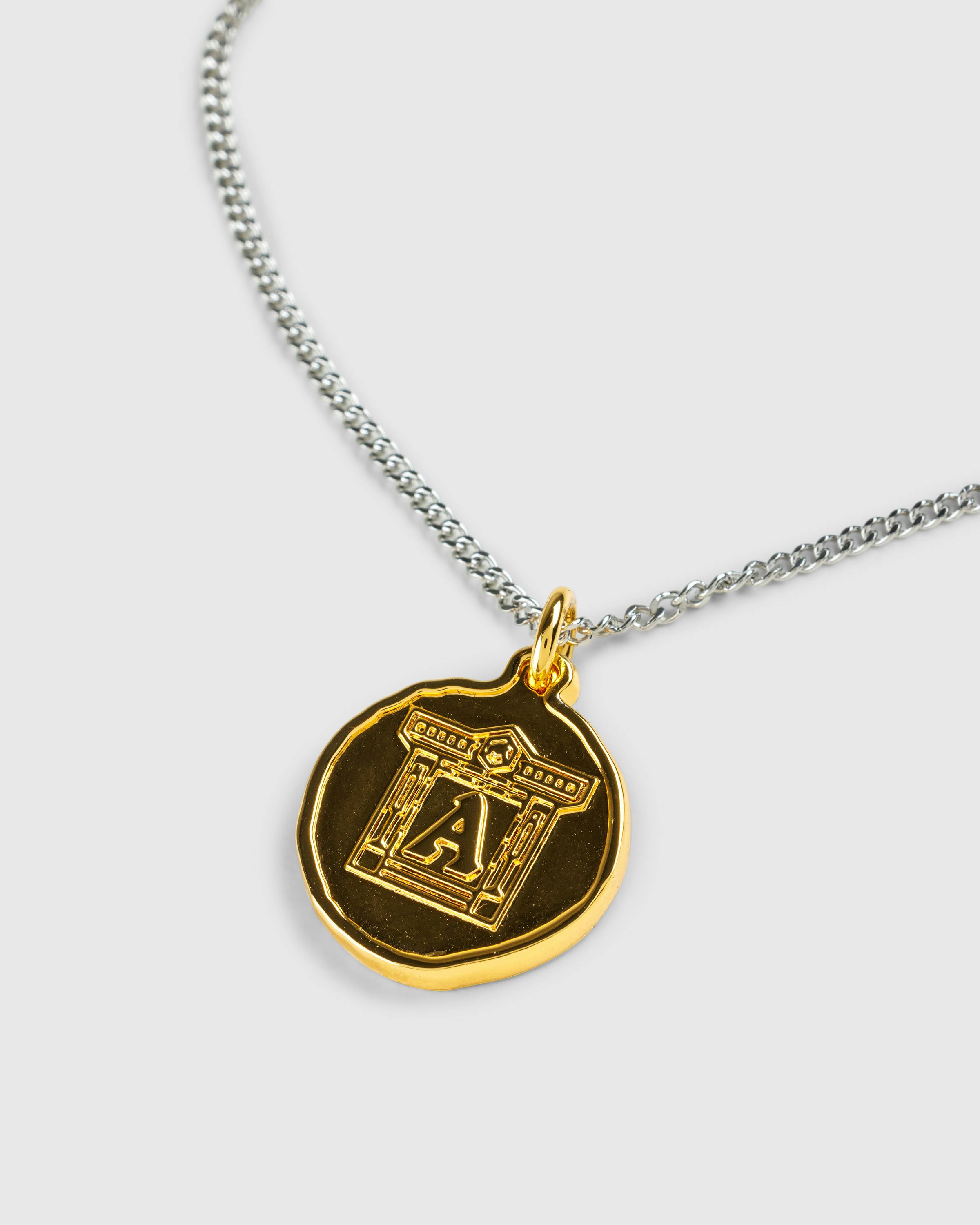 Aries x Arsenal – Logo Pendant Silver/Gold - Necklaces - Multi - Image 4