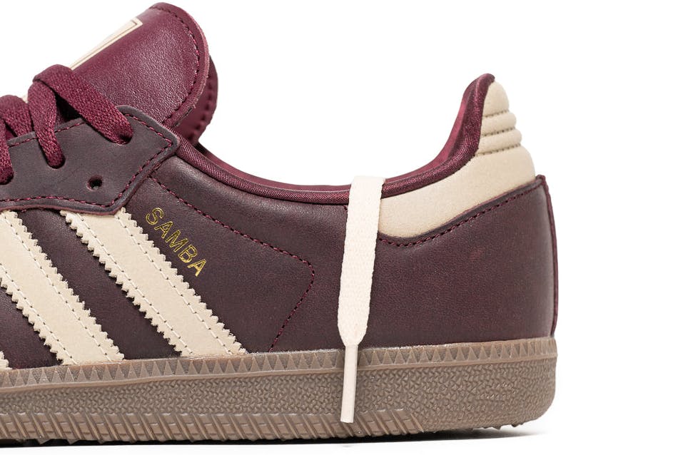 adidas samba maroon sneakers 2024