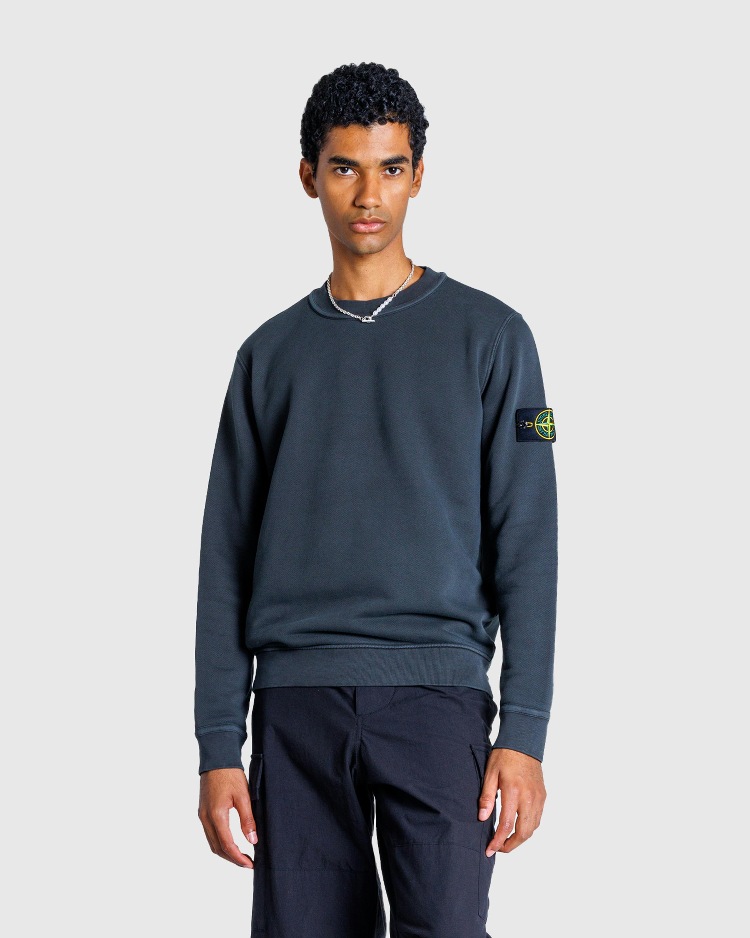 Stone island blue grey sweatshirt online