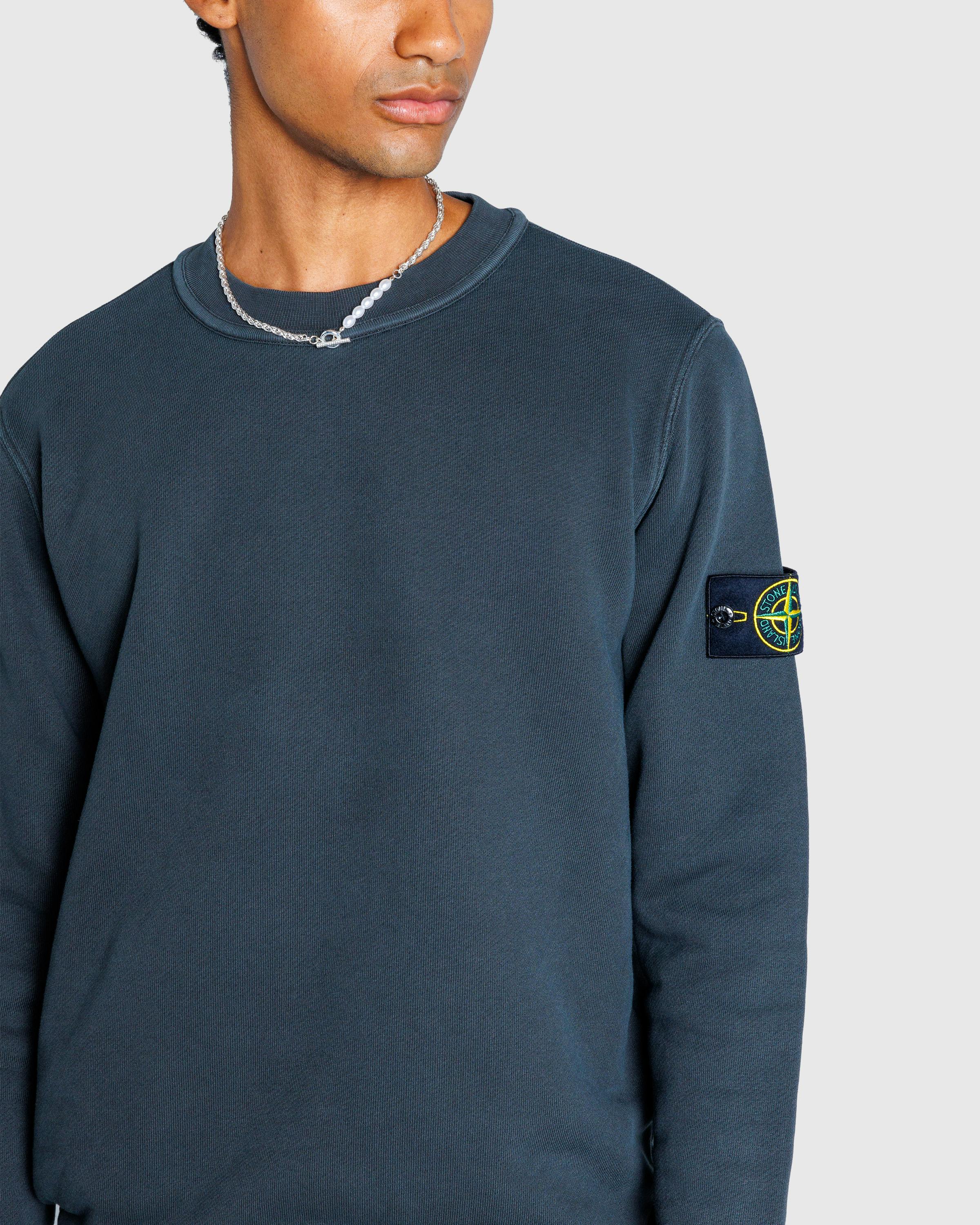 Stone Island – Crewneck Sweatshirt Lead Grey - Sweatshirts - Grey - Image 7