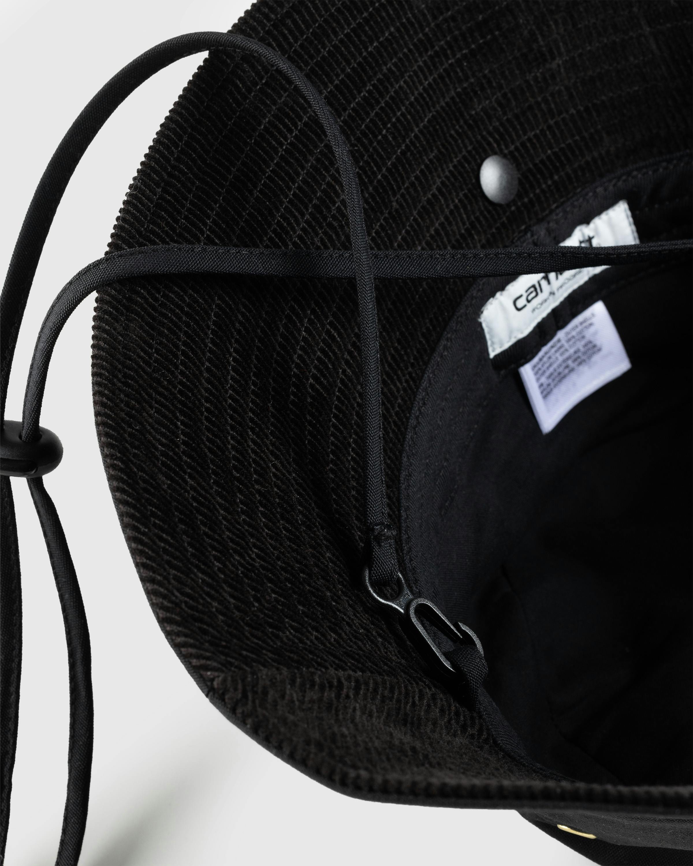 Carhartt WIP – Clarton Bucket Hat Black/Black - Bucket Hats - Black - Image 4