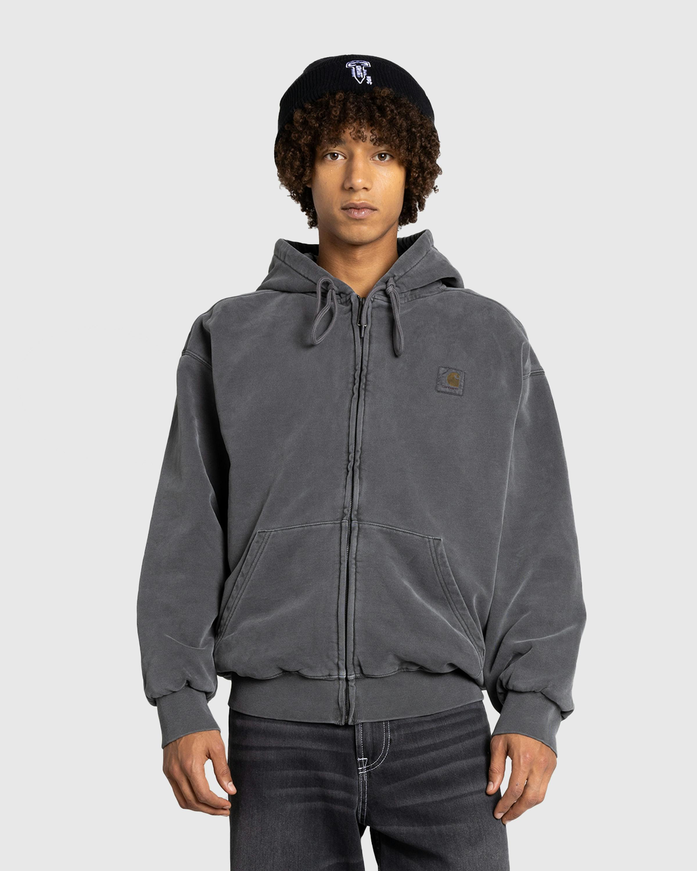 Carhartt WIP – Hooded Vista Jacket Graphite - Zip-Up Sweats - Grey - Image 2