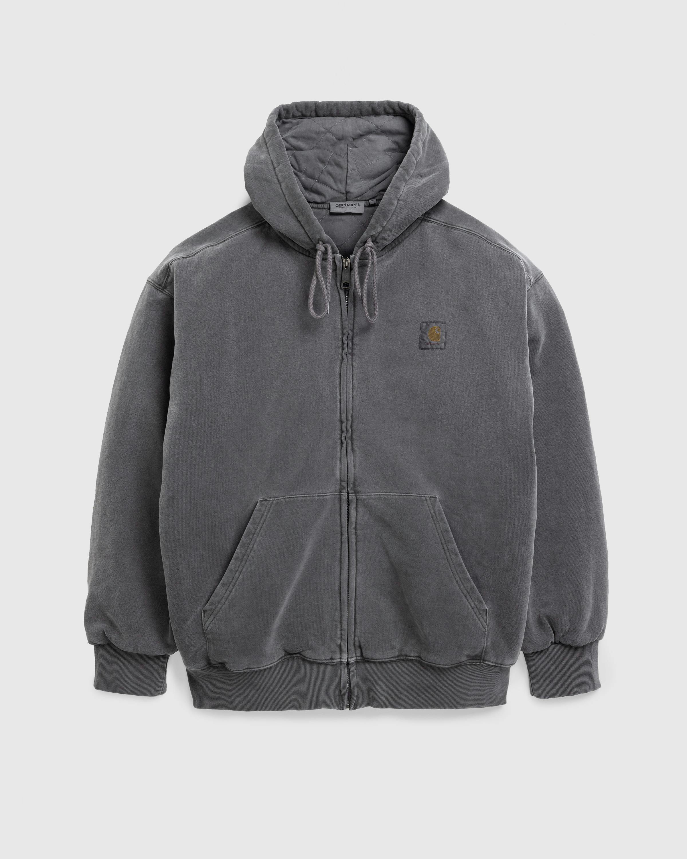 Carhartt WIP – Hooded Vista Jacket Graphite - Zip-Up Sweats - Grey - Image 1