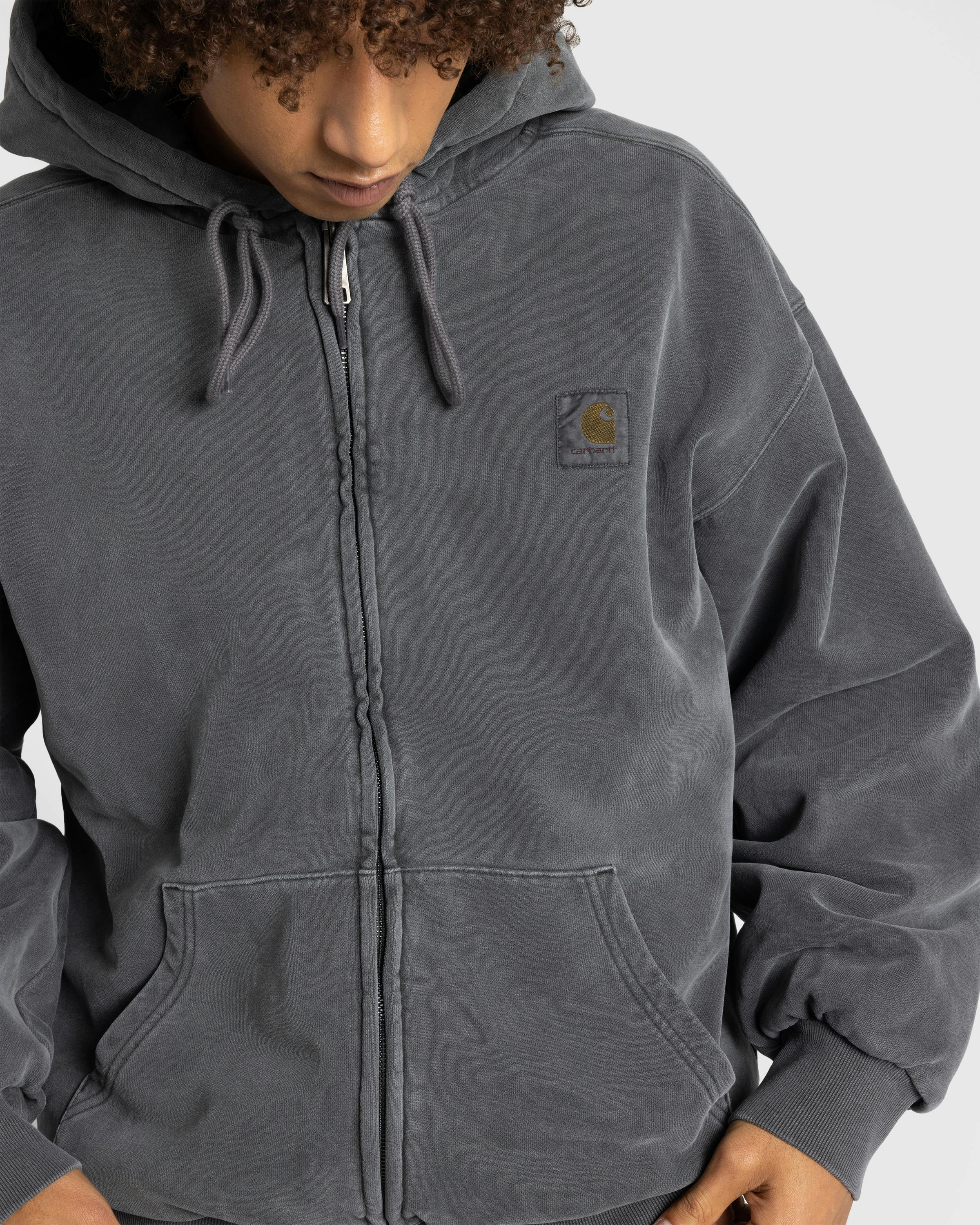 Carhartt WIP – Hooded Vista Jacket Graphite - Zip-Up Sweats - Grey - Image 5