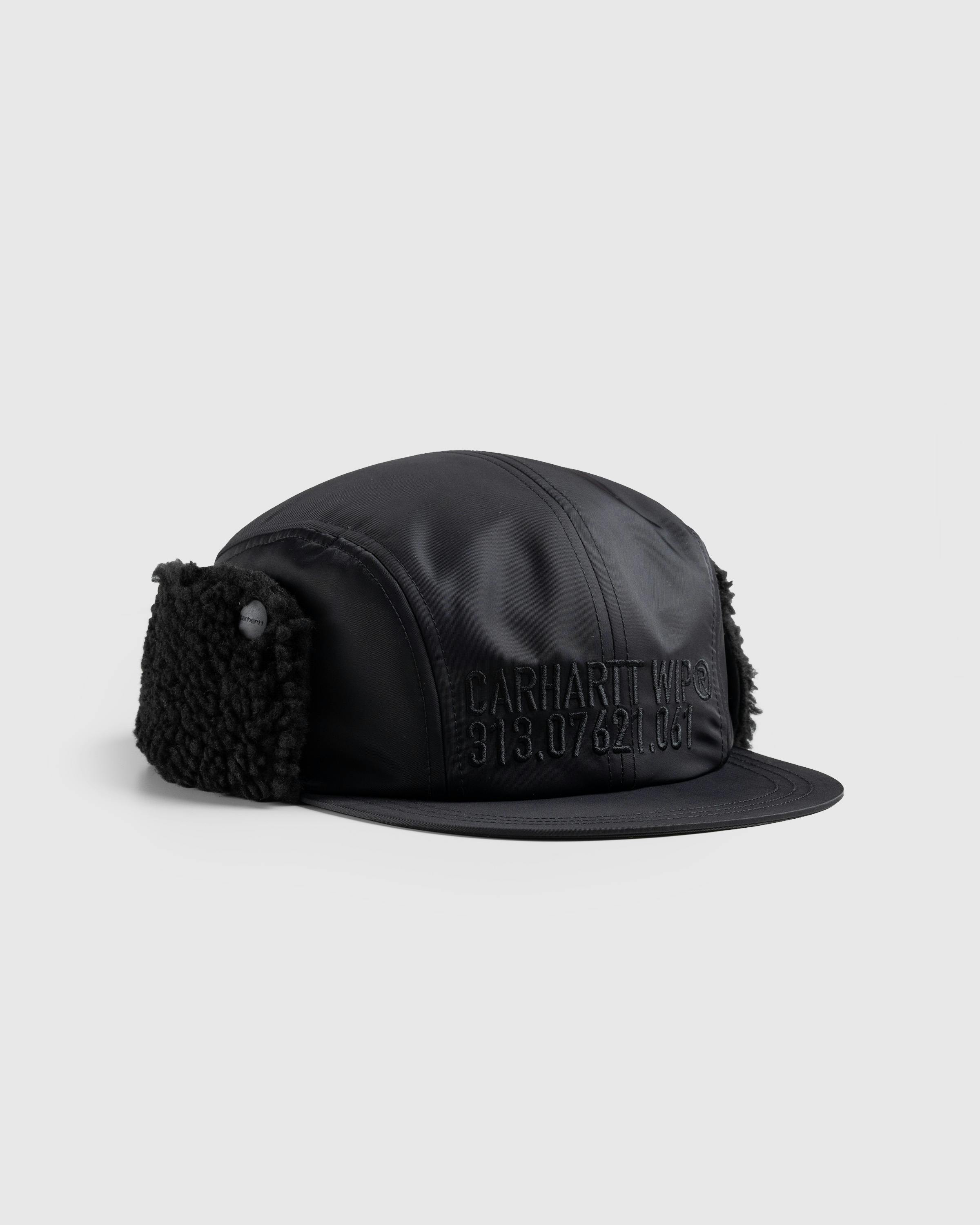 Carhartt WIP – Olten Ear Guard Cap - Caps - Black - Image 1