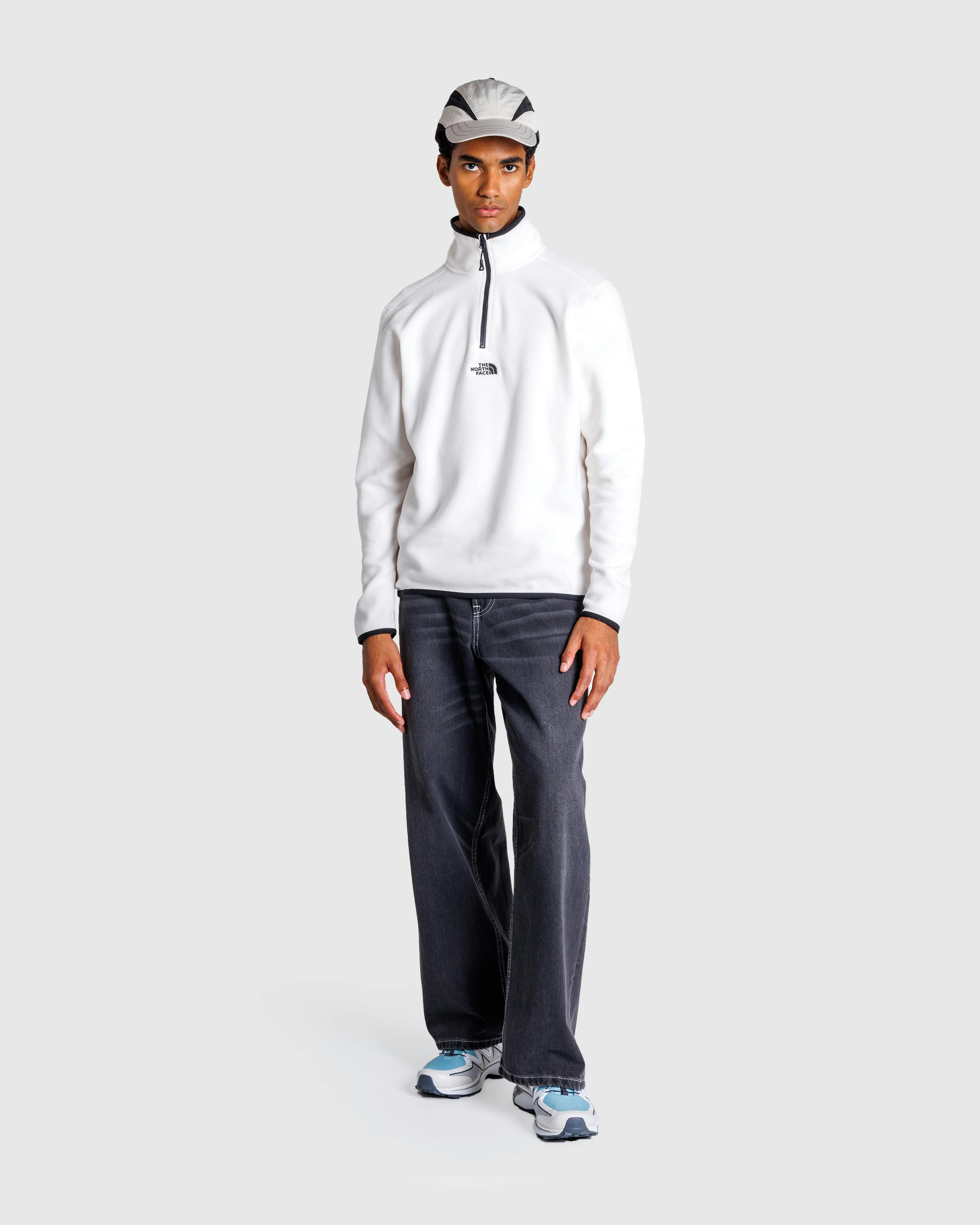 The North Face – M Glacier 1/4 Zip Gardenia White-NPF - Zip-Up Sweats - White - Image 6