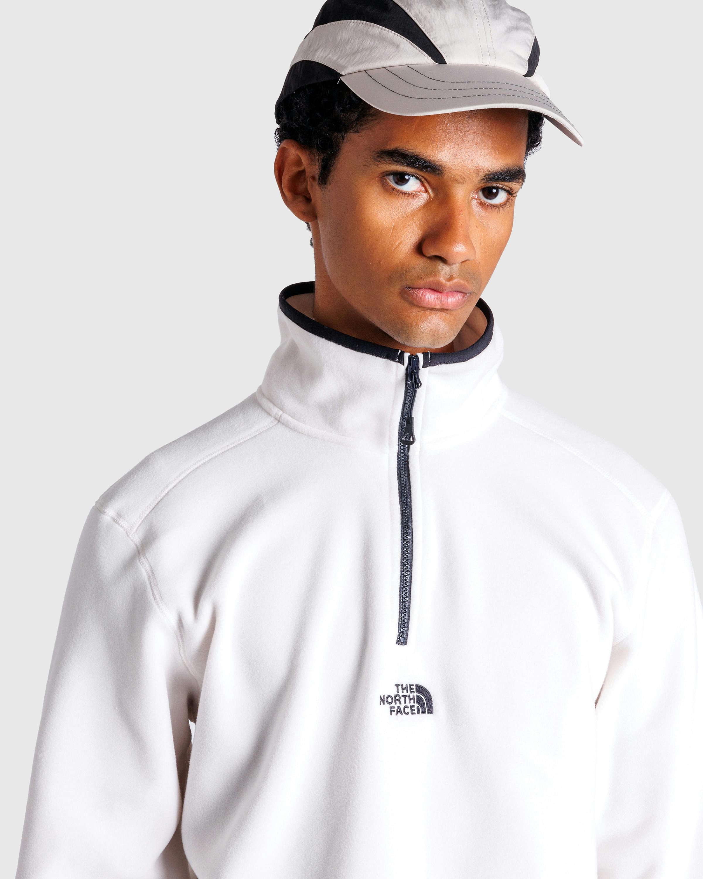 The North Face – M Glacier 1/4 Zip Gardenia White-NPF - Zip-Up Sweats - White - Image 4