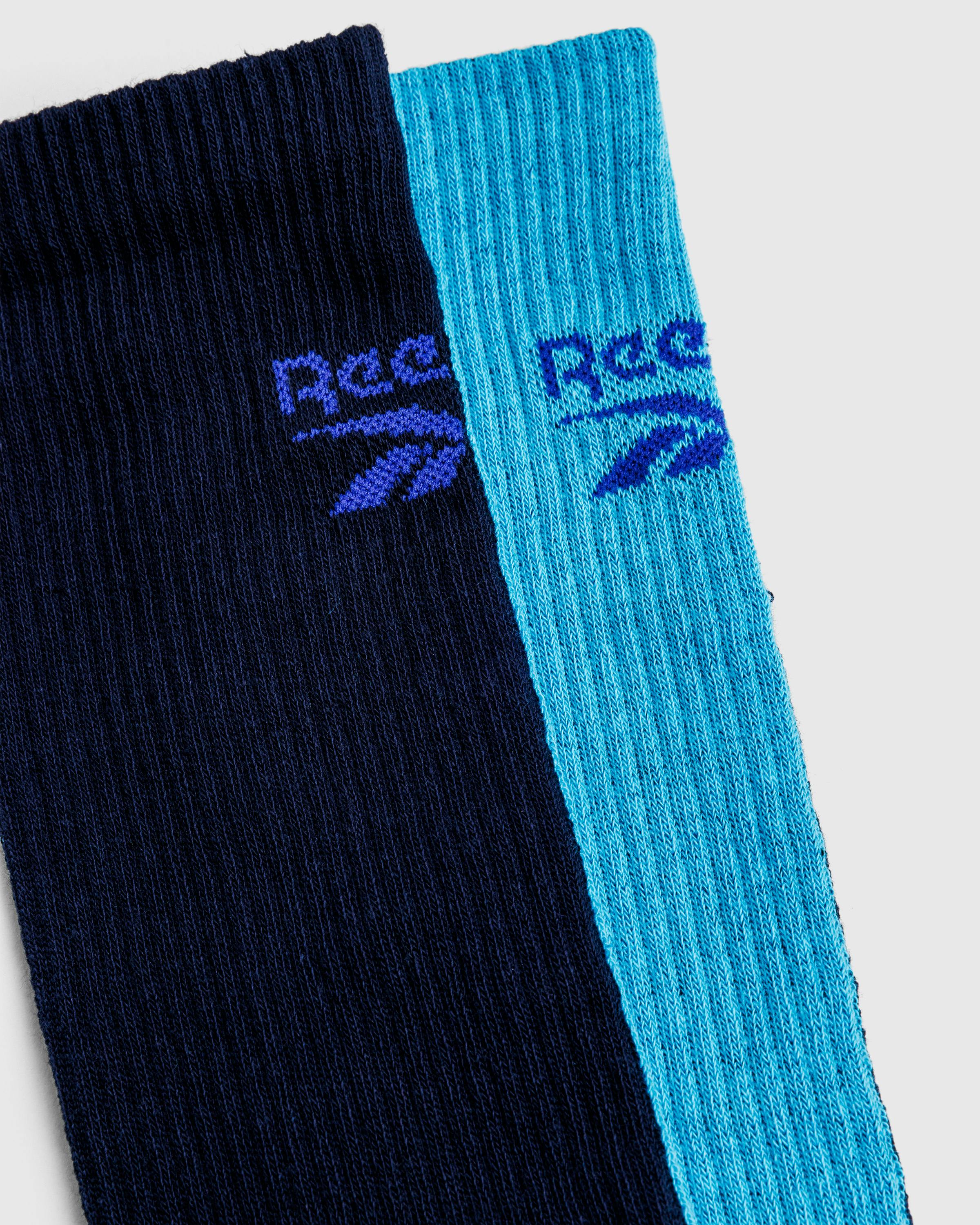 Botter x Reebok LTD – Socks Navy/Aqua - Crew - Blue - Image 4