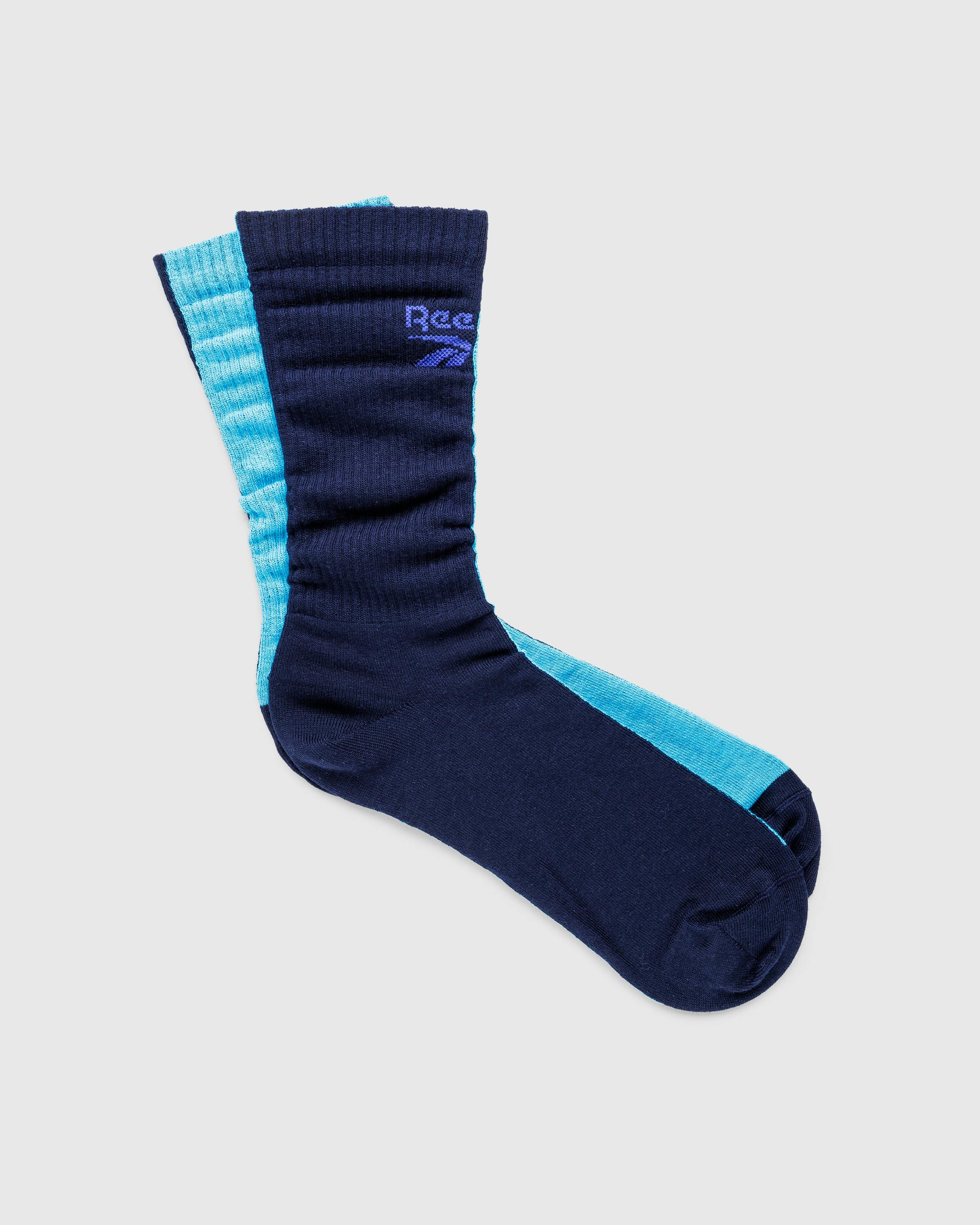 Botter x Reebok LTD – Socks Navy/Aqua - Crew - Blue - Image 1