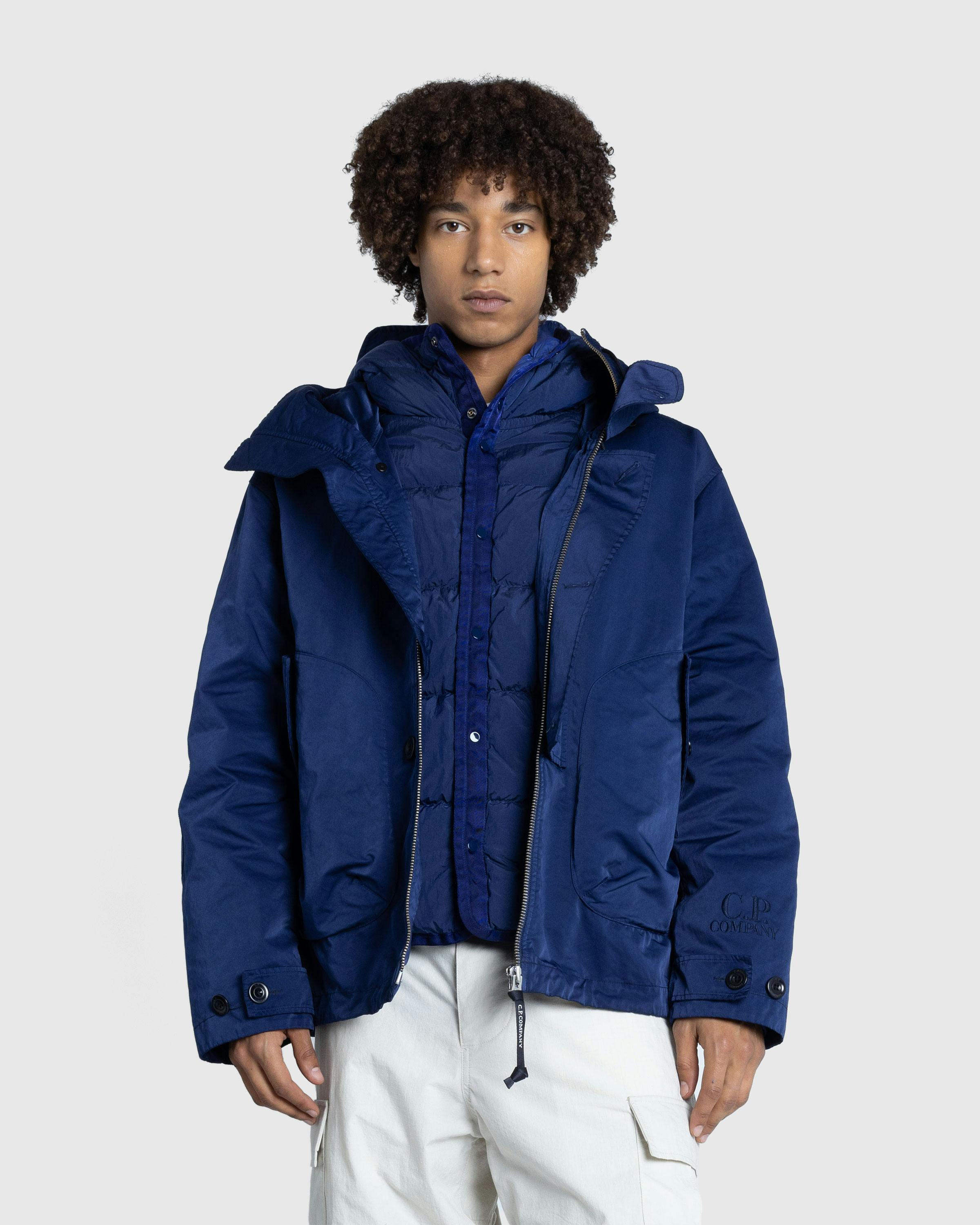 C.P. Company – Micro Kei Hooded Jacket Estate Blue - Windbreakers - Blue - Image 2