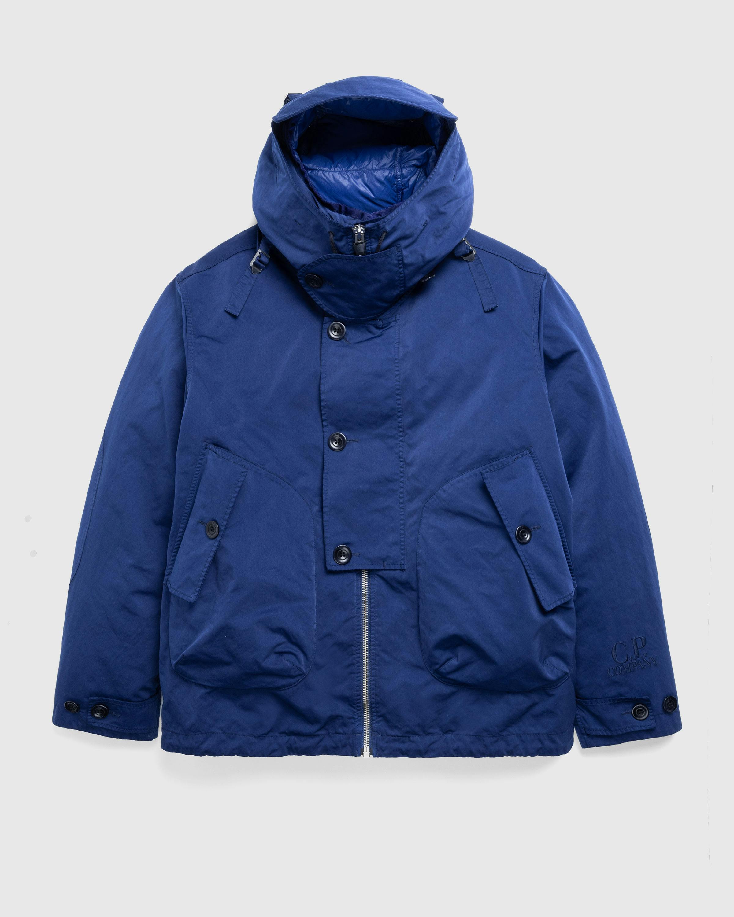 C.P. Company – Micro Kei Hooded Jacket Estate Blue - Windbreakers - Blue - Image 1