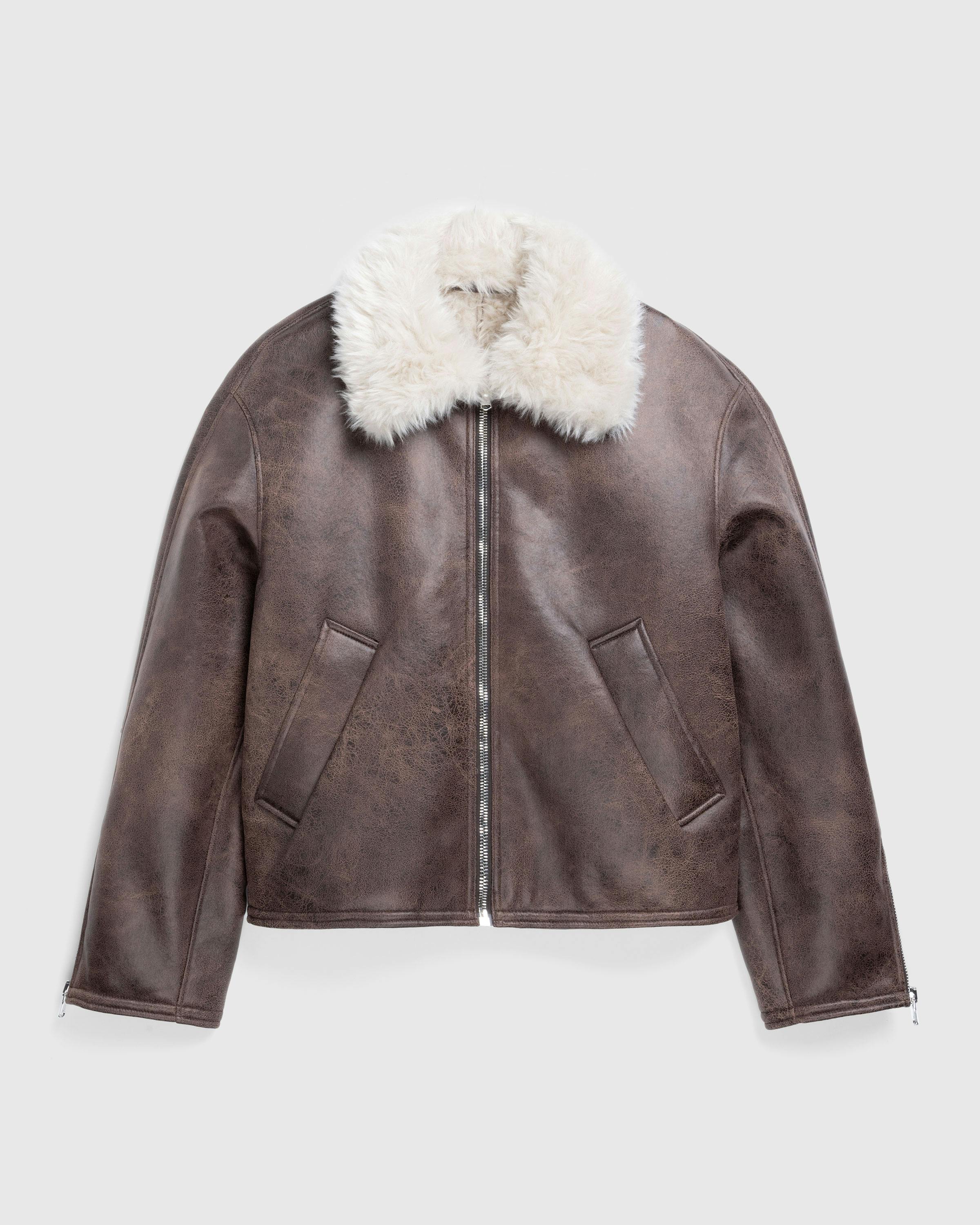 Séfr – Asante Jacket Faux Aviator - Fur & Shearling - Brown - Image 1