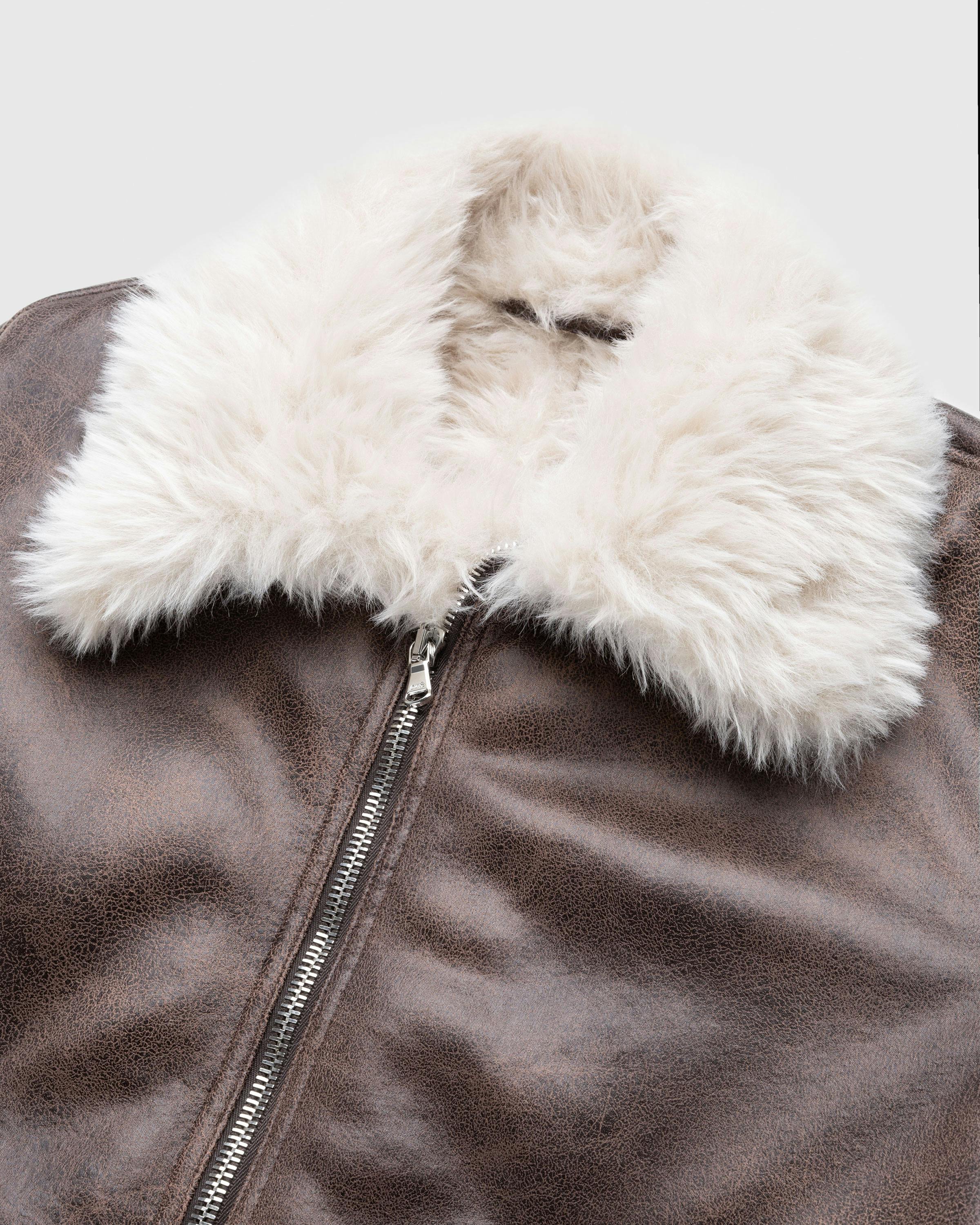 Séfr – Asante Jacket Faux Aviator - Fur & Shearling - Brown - Image 6