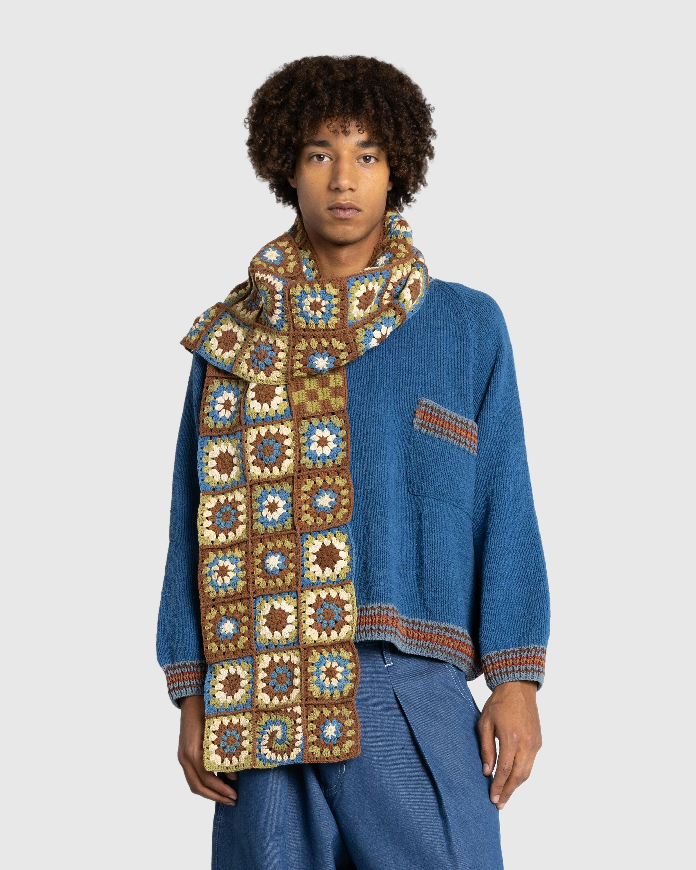 Story mfg. – Piece Scarf Slim Brown - Knits - Brown - Image 2