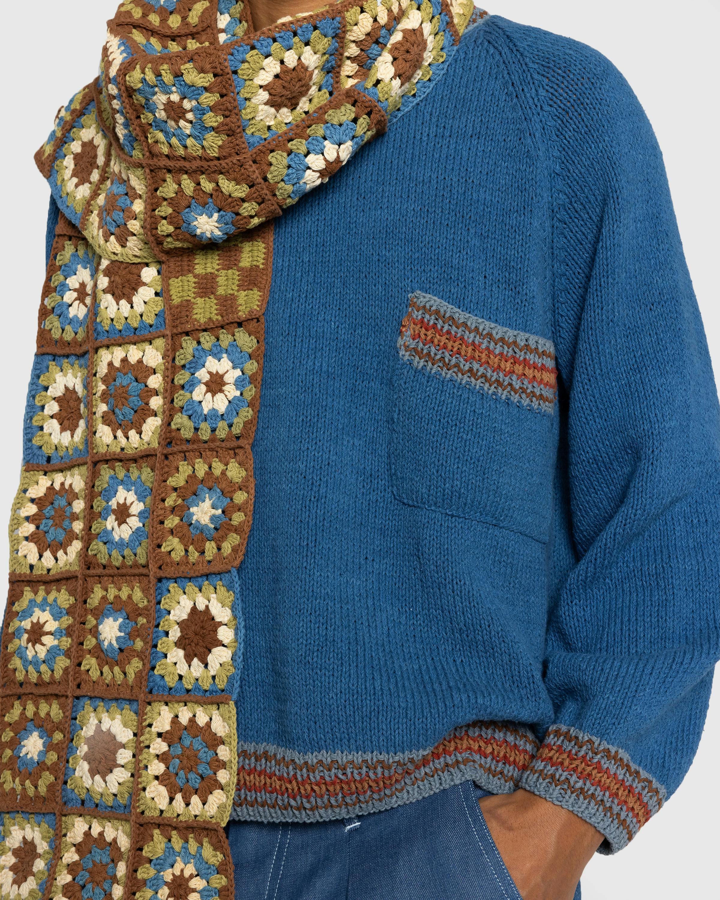 Story mfg. – Piece Scarf Slim Brown - Knits - Brown - Image 5