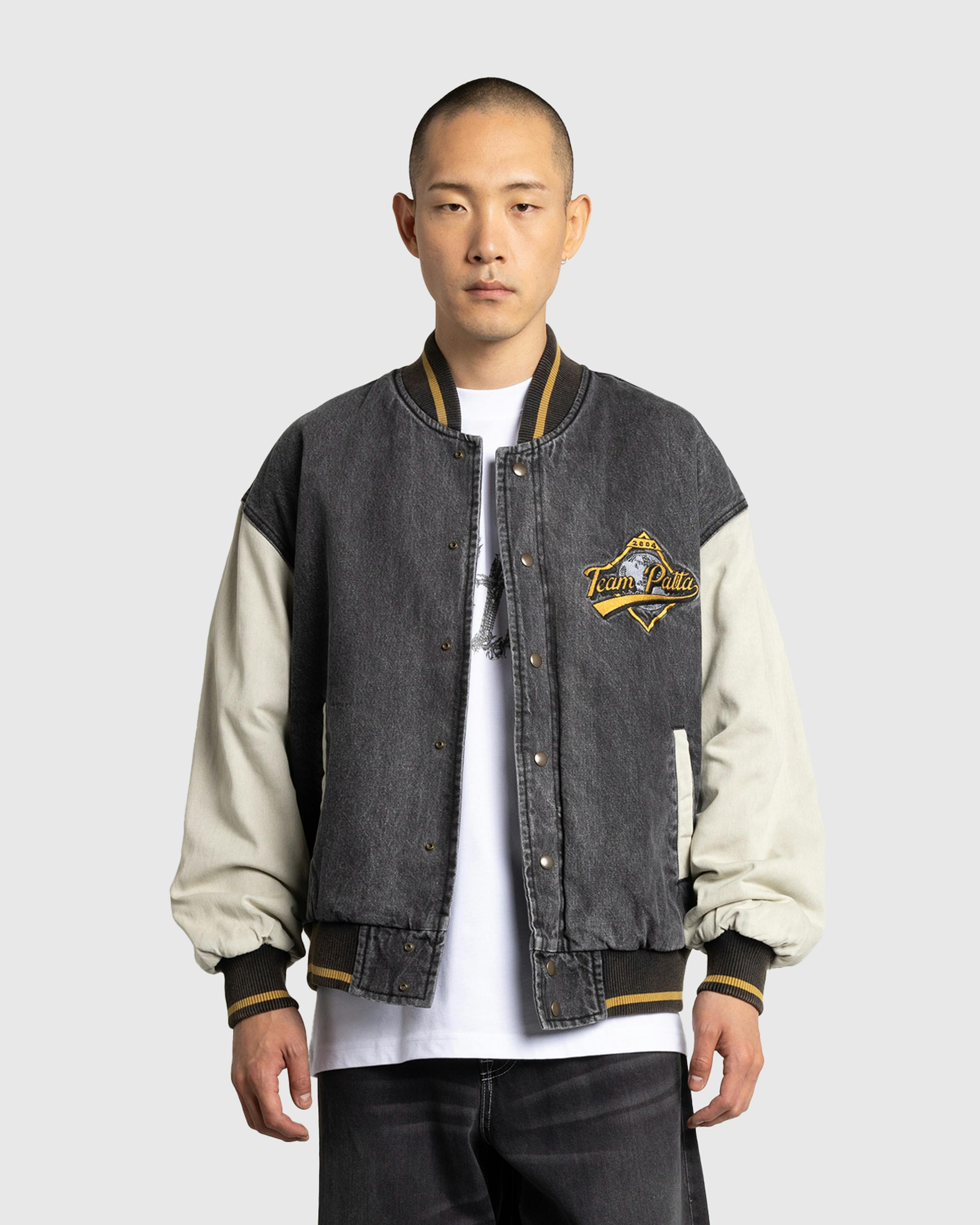 Patta – Homerun Denim Varsity Jacket Black - Denim Jackets - Black - Image 2