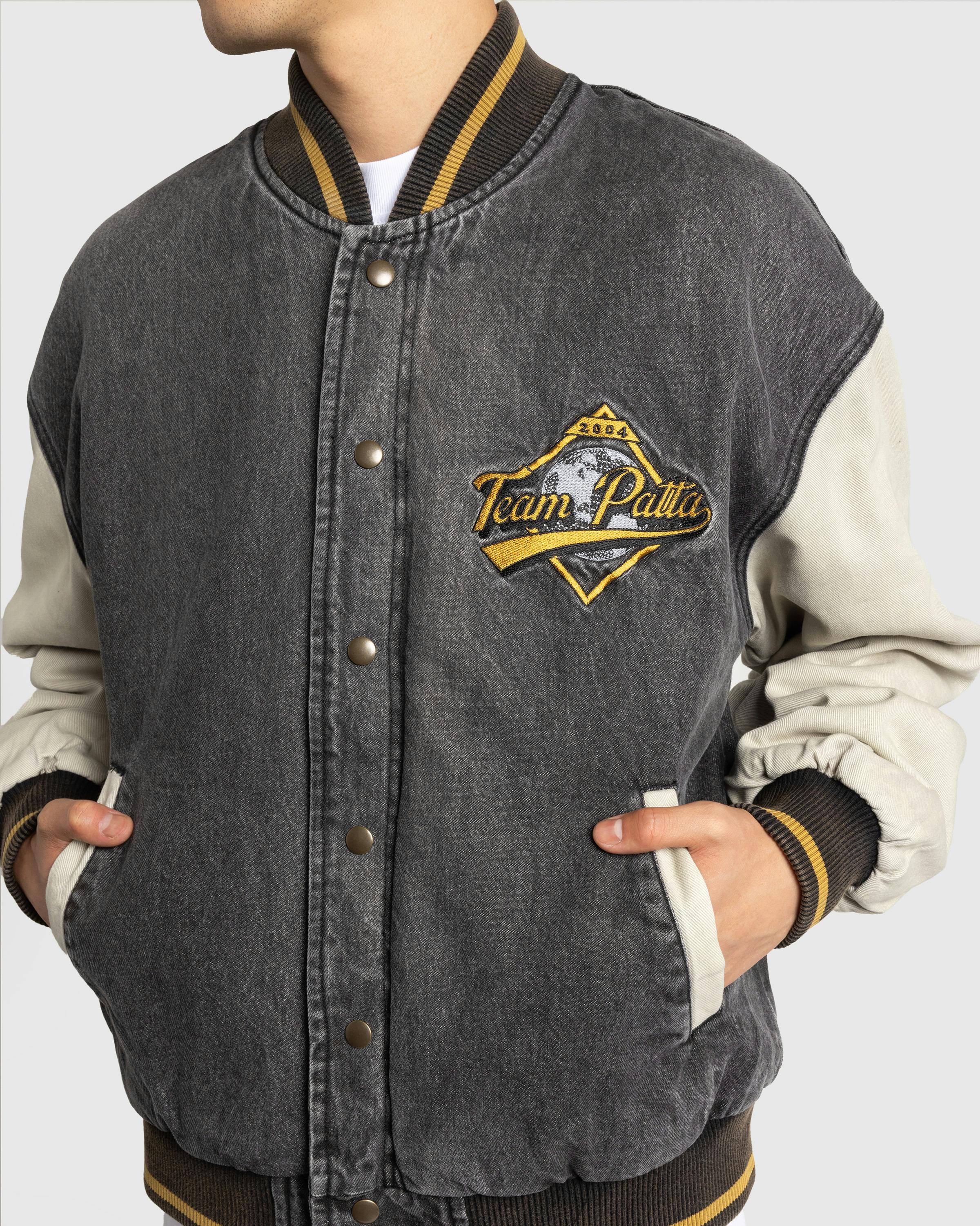 Patta – Homerun Denim Varsity Jacket Black - Denim Jackets - Black - Image 5