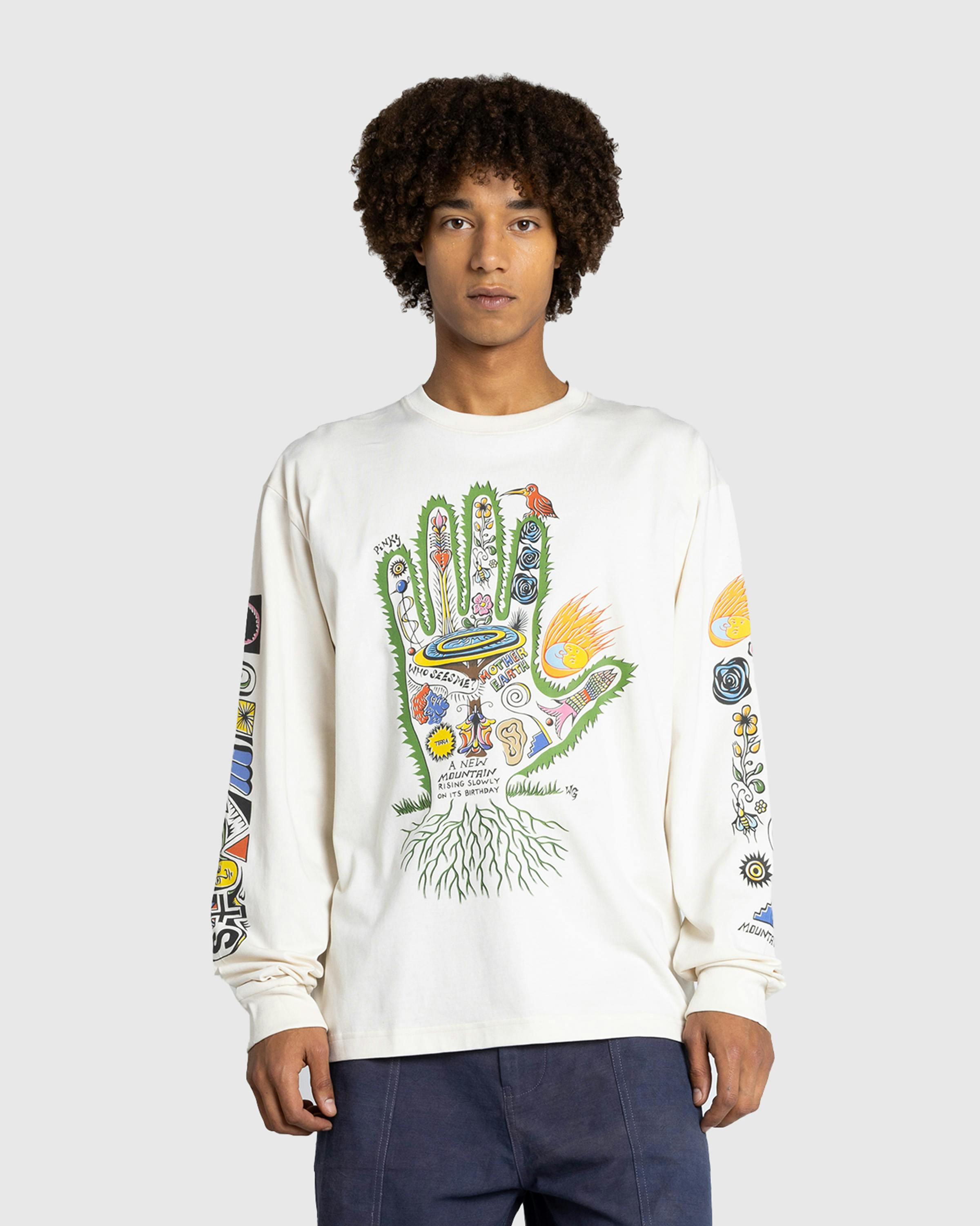 Story mfg. – Grateful Tee LS Story Hand - Longsleeves - Multi - Image 2