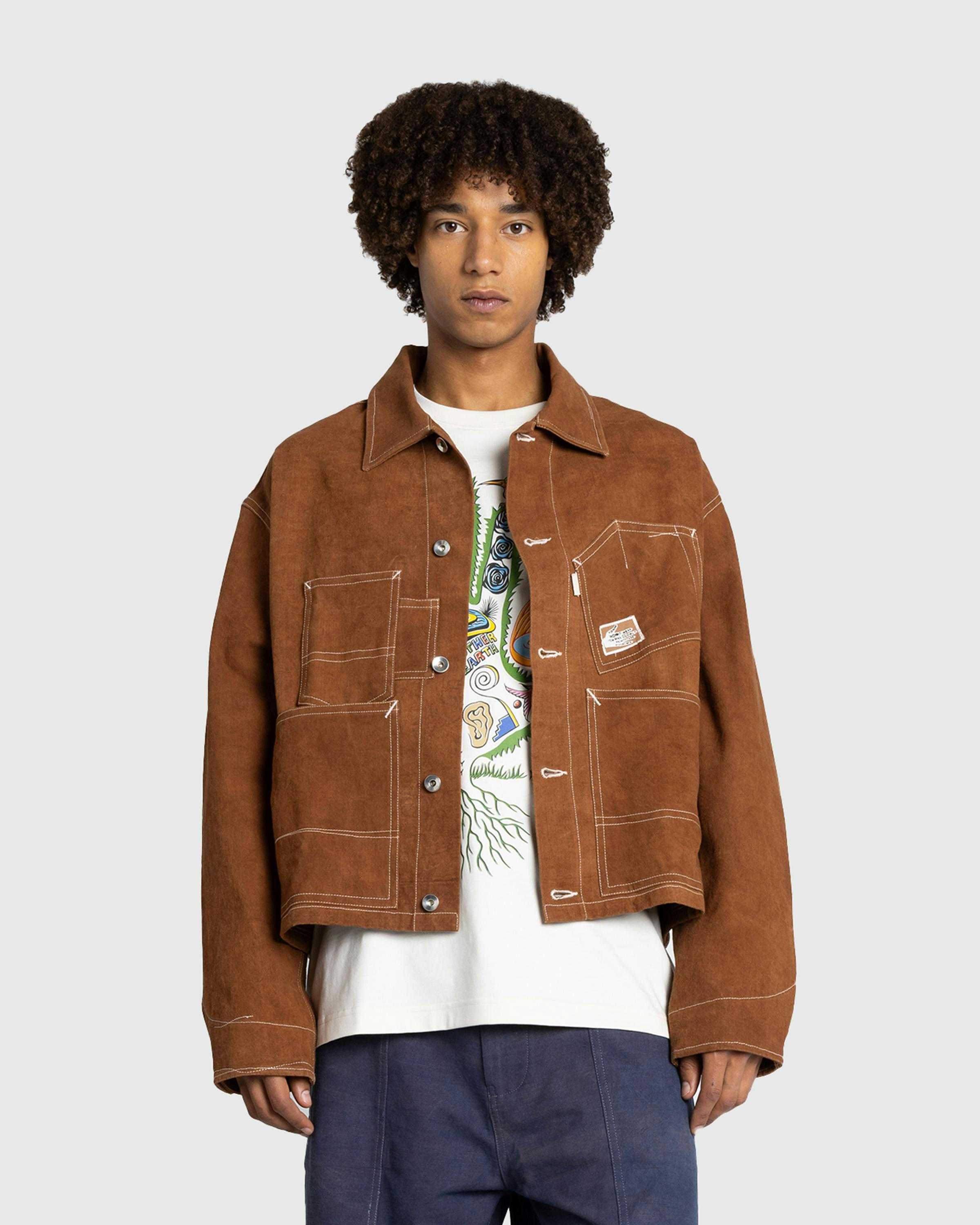 Story mfg. – Station Jacket Brown Wonky-Wear - Jackets - Brown - Image 2