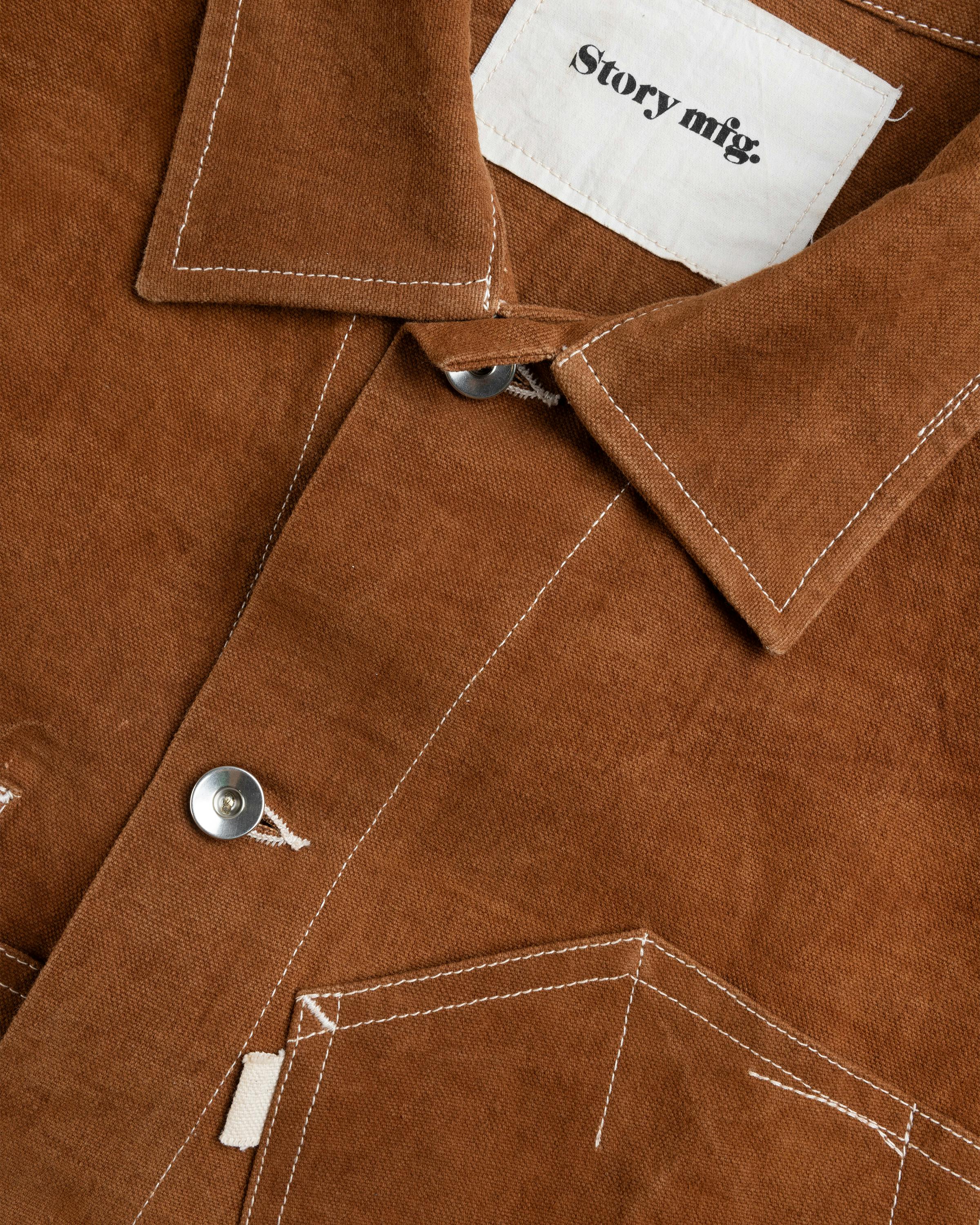 Story mfg. – Station Jacket Brown Wonky-Wear - Jackets - Brown - Image 9