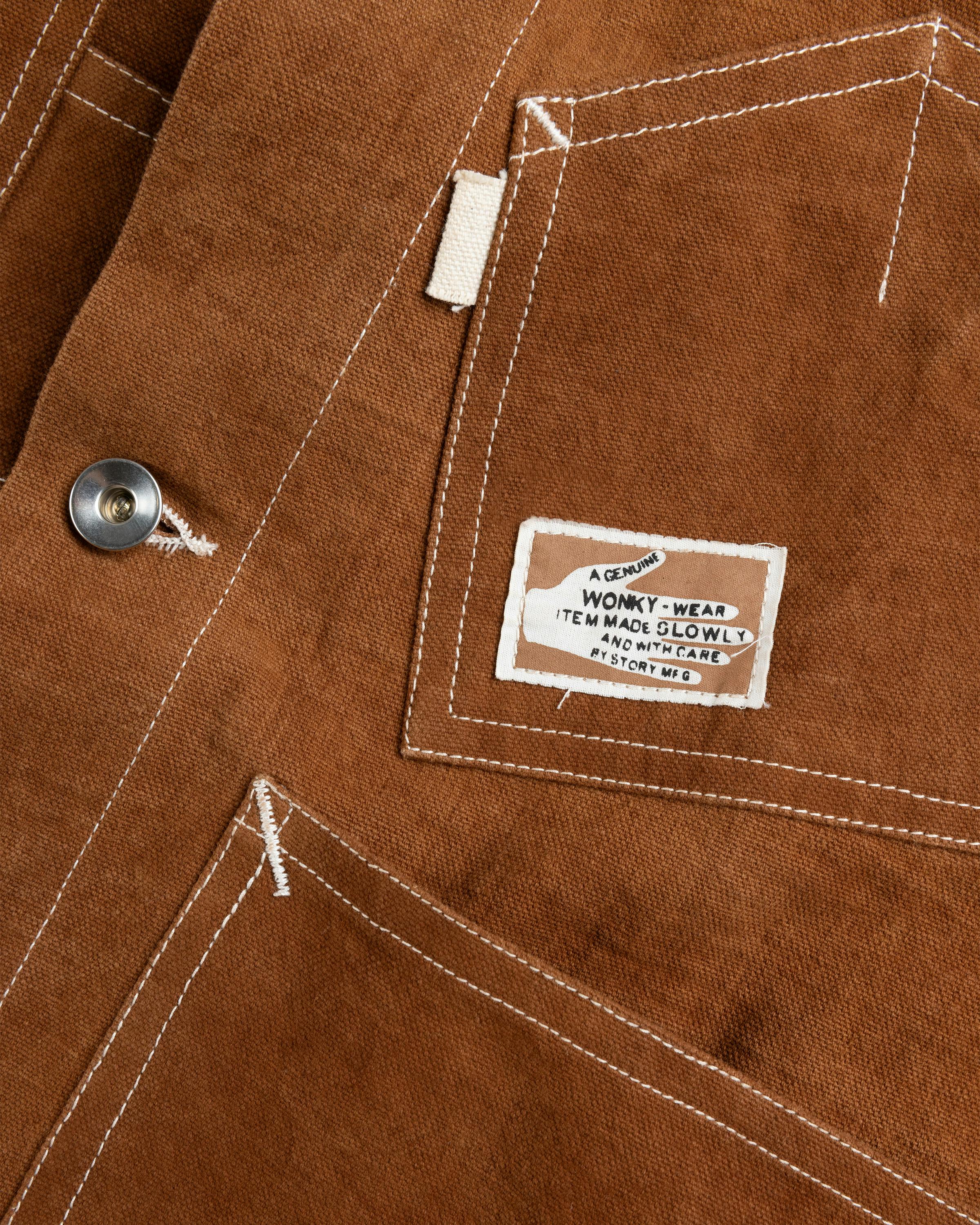 Story mfg. – Station Jacket Brown Wonky-Wear - Jackets - Brown - Image 8